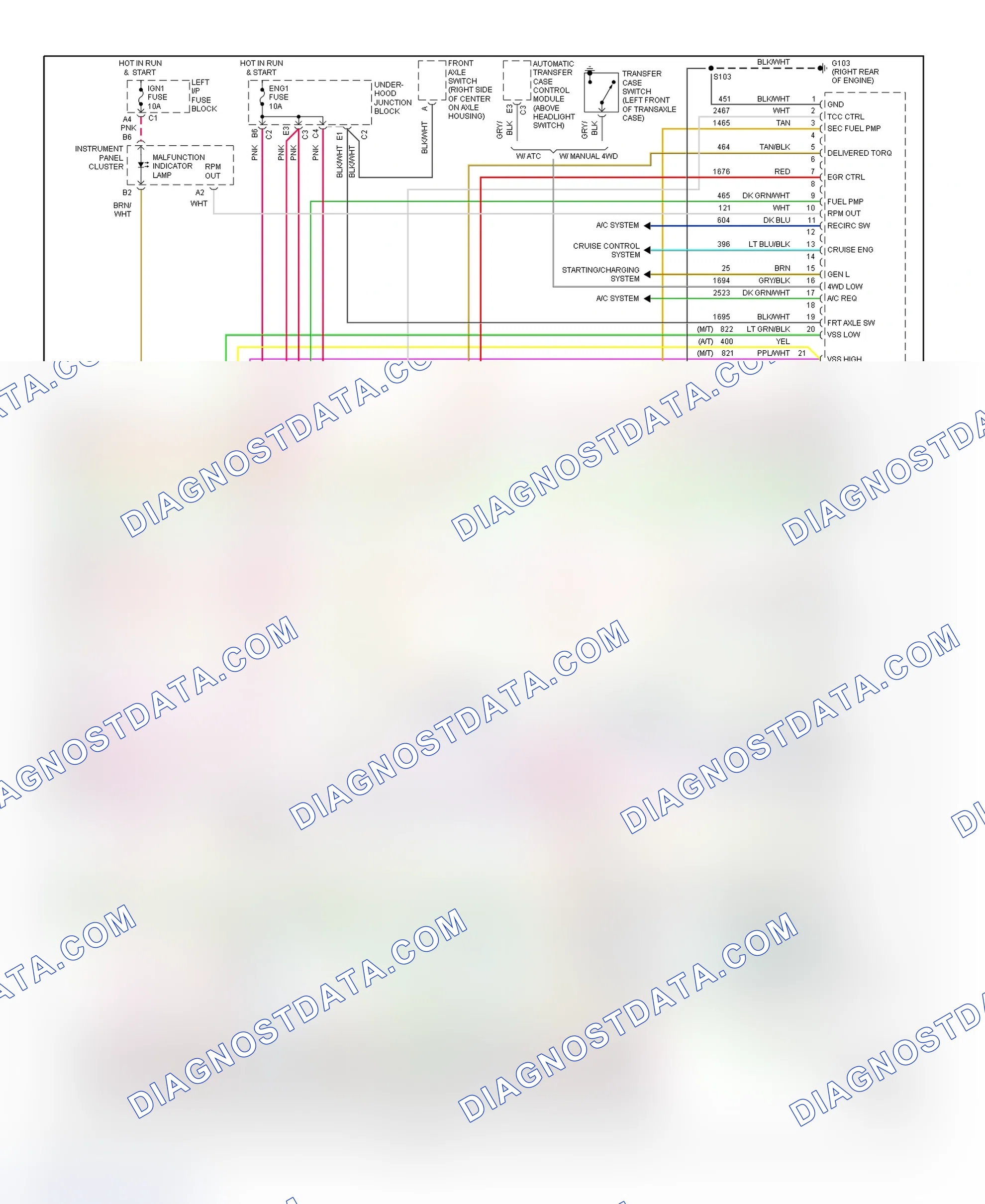 Scheme 73: PCM Wiring Diagram (Sierra & Silverado - 8.1L - 5 Of 5)