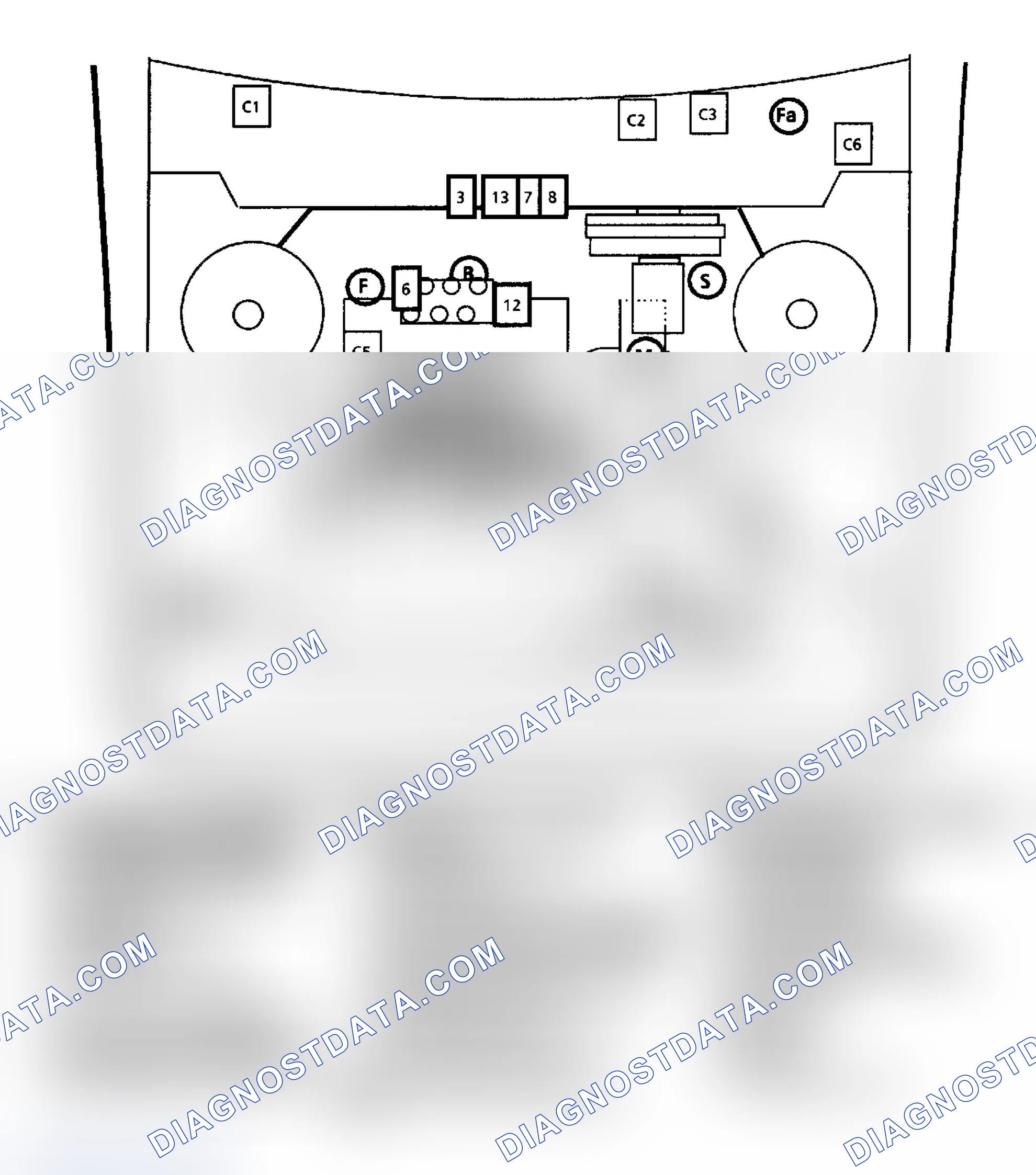 Scheme 238: Component Location (3.0L "N" Body & 3.8L Turbo "G" Body)