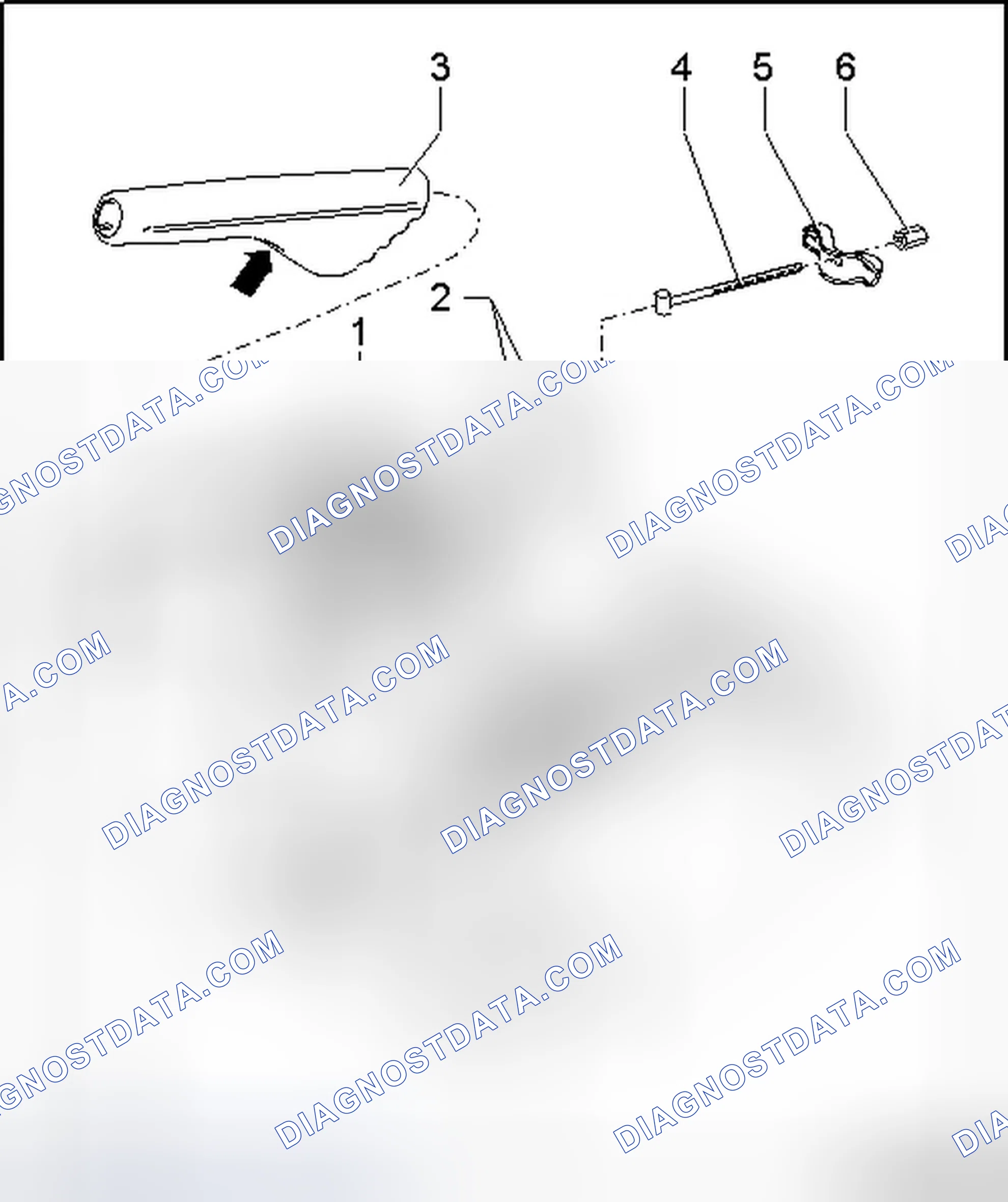 Scheme 70: PARKING BRAKE LEVER OVERVIEW