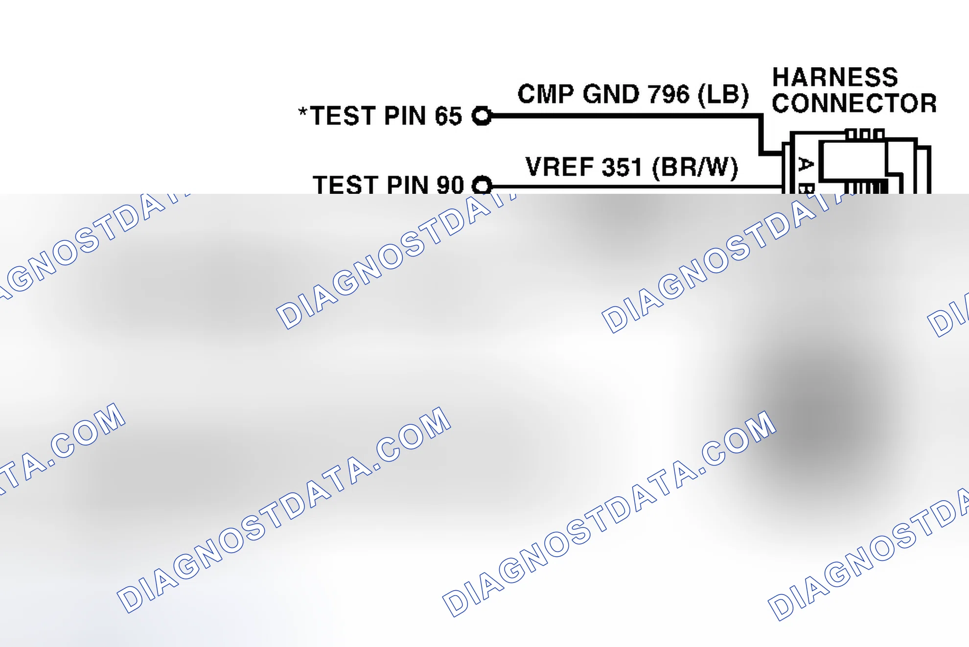 Scheme 105: Camshaft Position Sensor Circuit & Connector Terminals