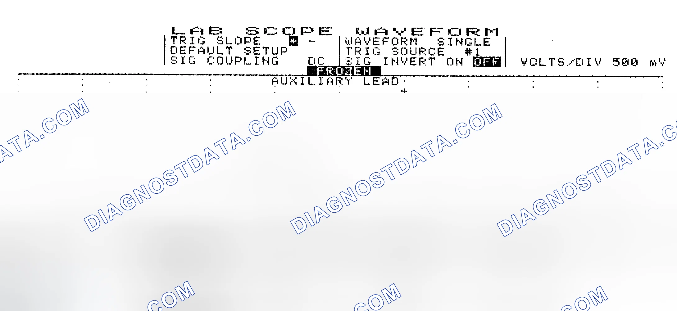 Scheme 10: Single Injector w/Excessive Current Flow - Current Pattern