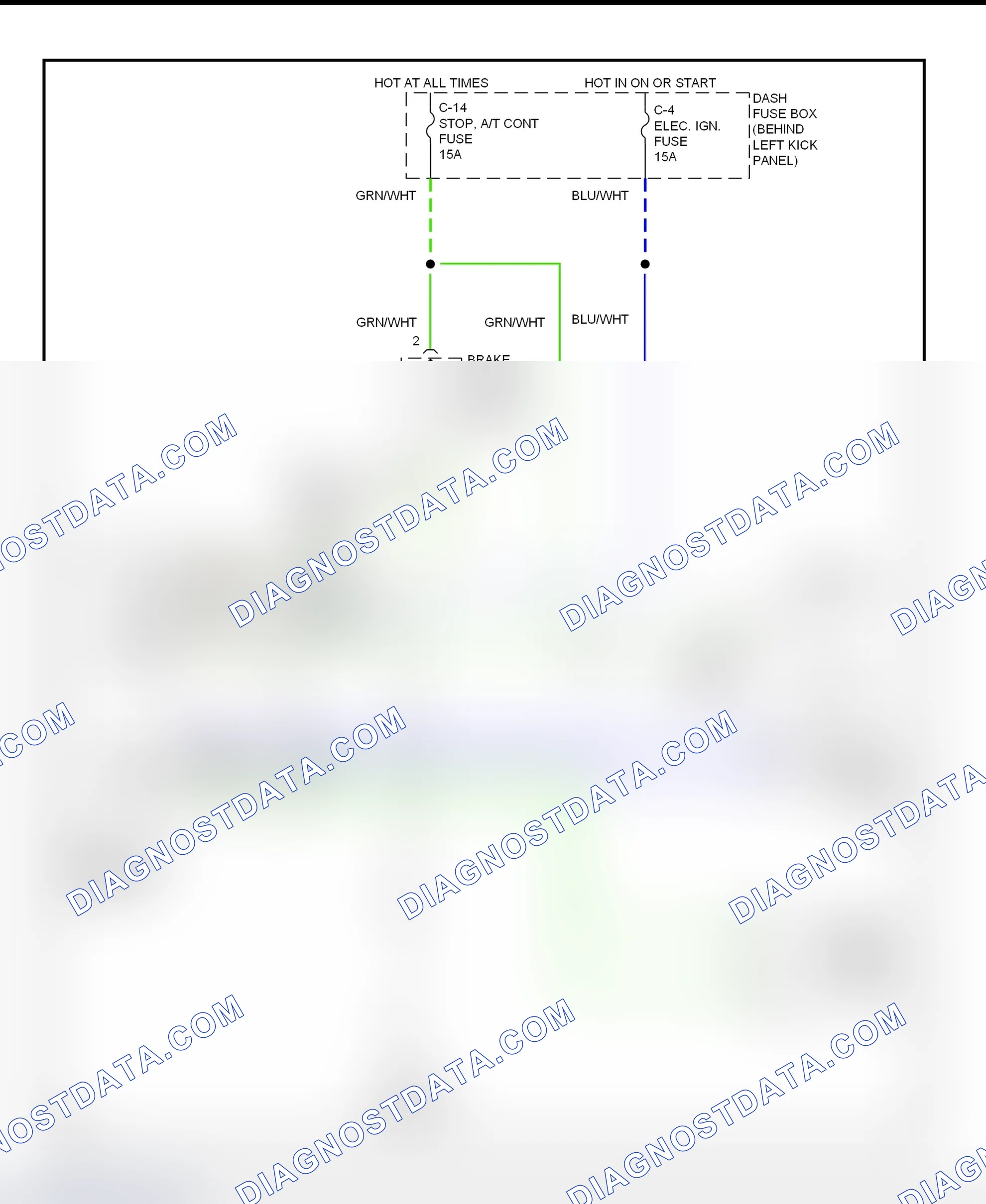 Scheme 41: Shift & Key Interlock System Wiring Schematic (1998 Acura 2.5TL)