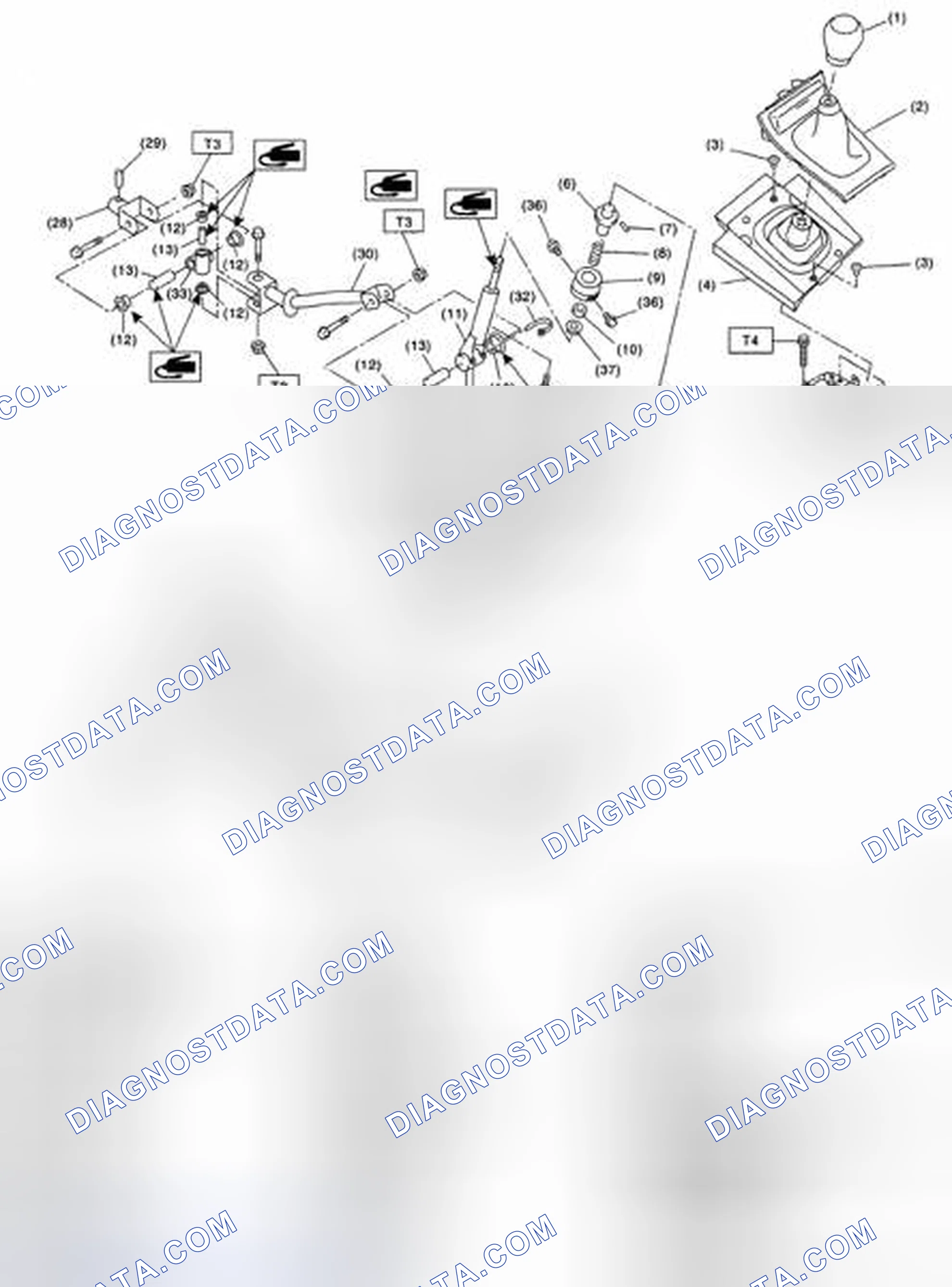 Scheme 154: 6MT GEAR SHIFT LEVER