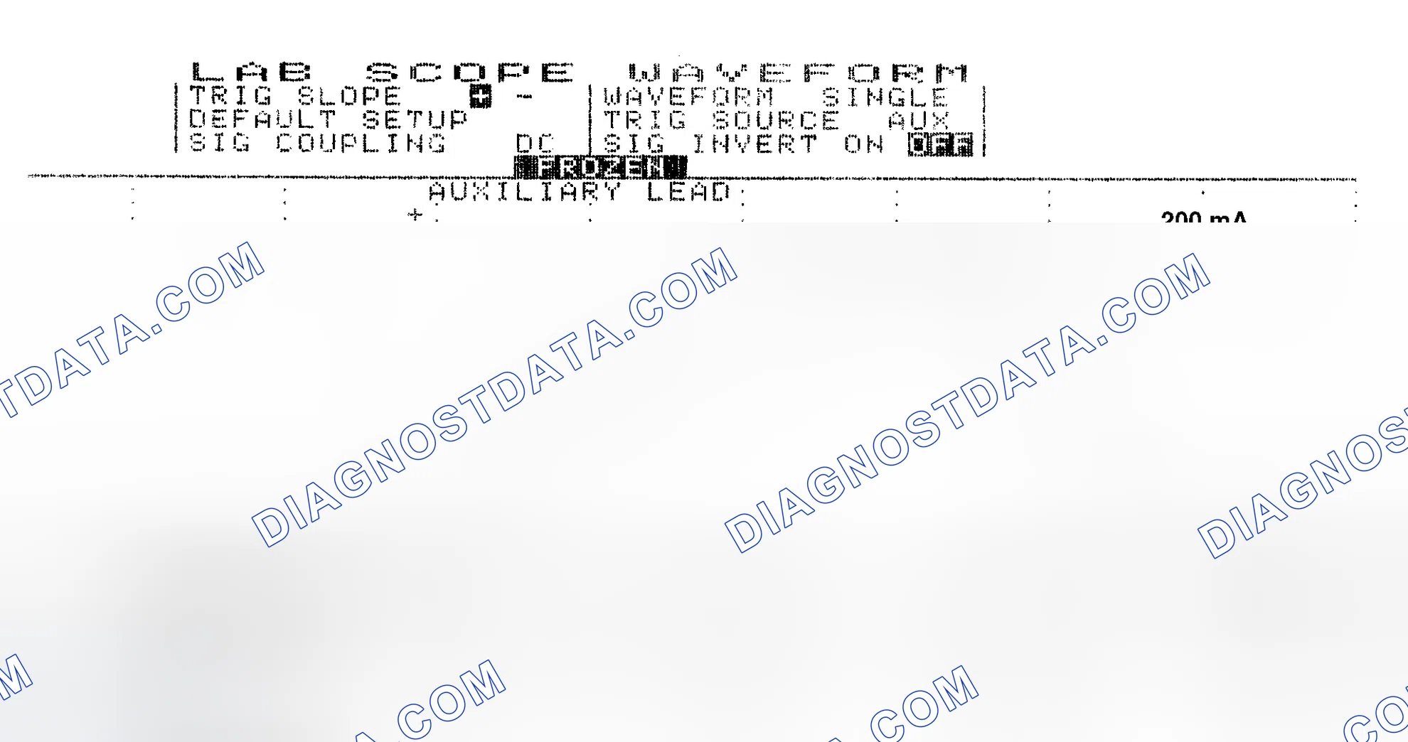 Scheme 13: Single Injector w/Normal Current Flow - Current Pattern
