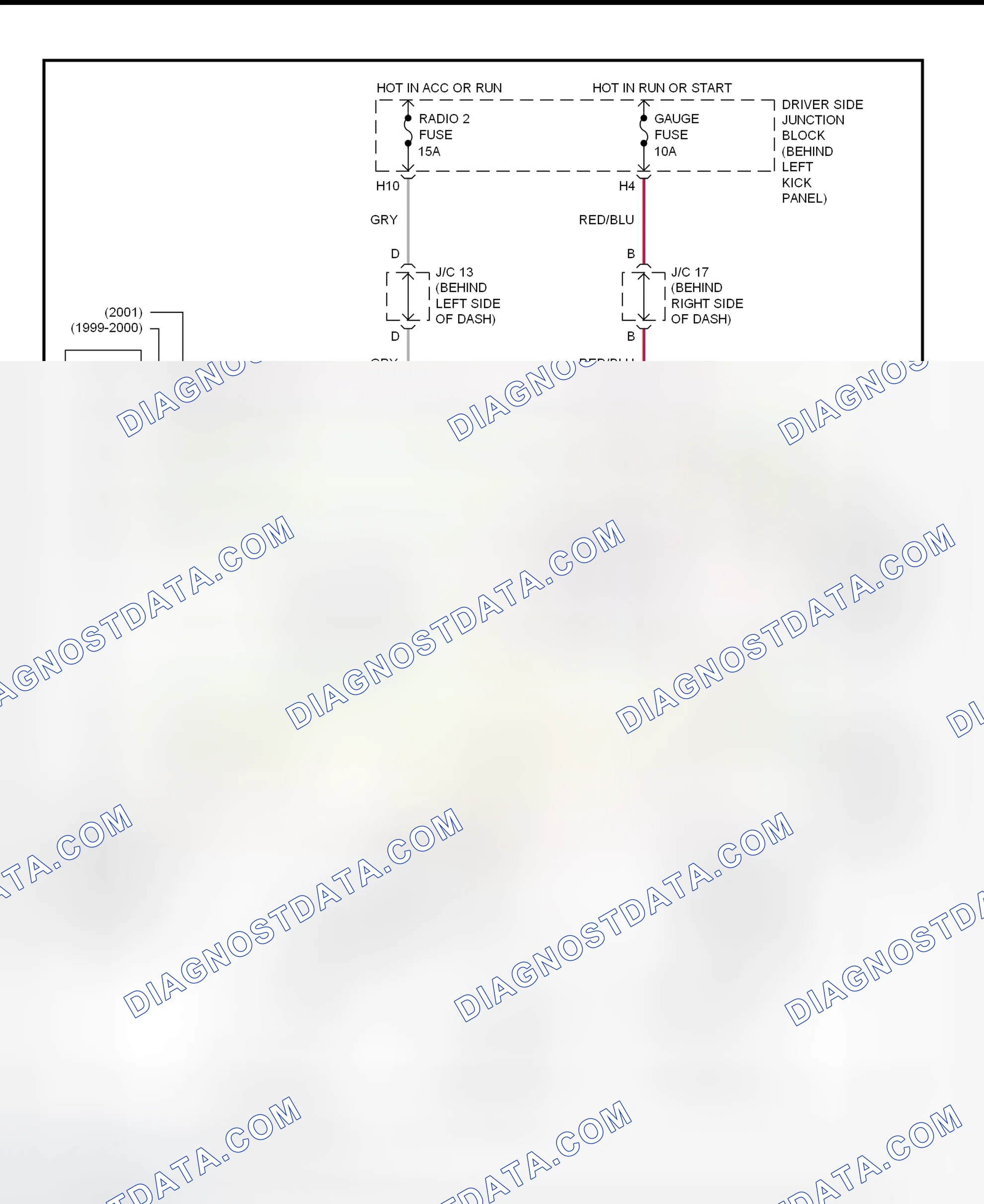 Scheme 97: Shift Lock System Wiring Diagram (Lexus GS300)
