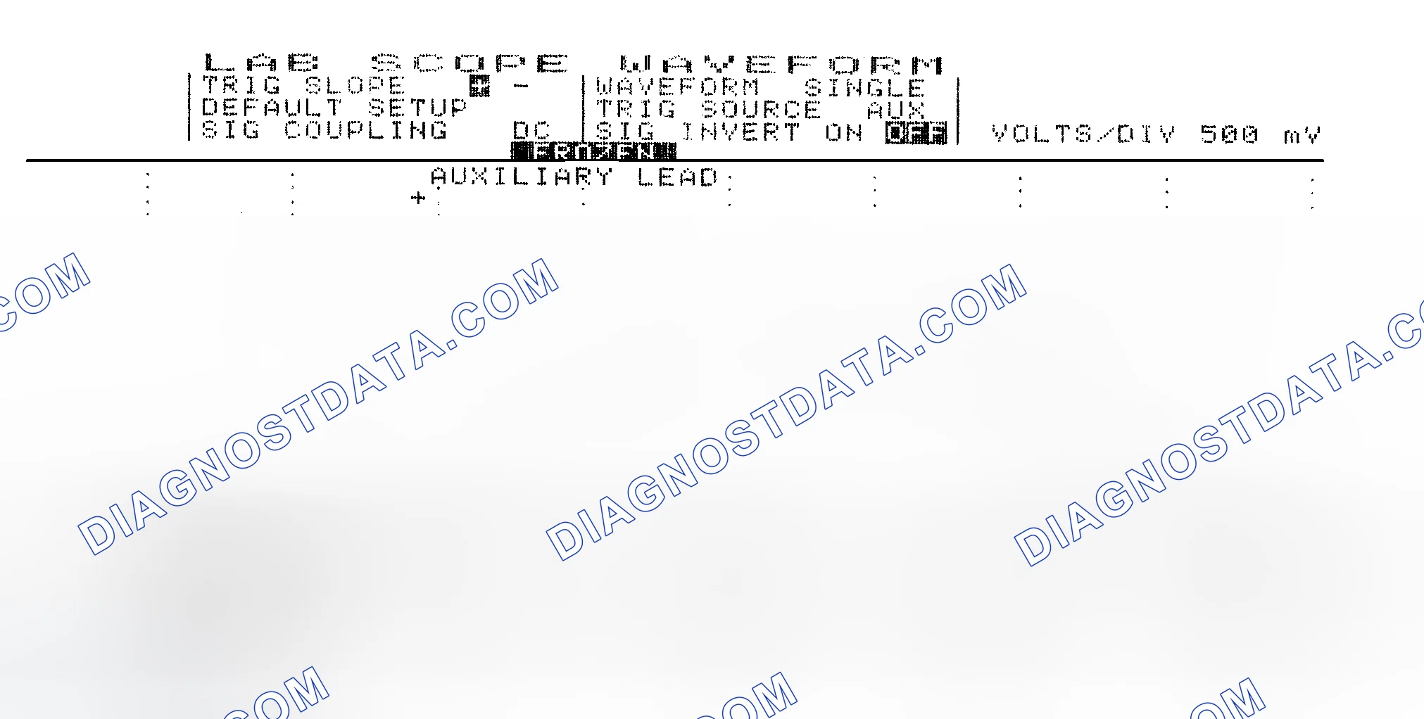 Scheme 14: Single Injector w/Excessive Current Flow - Current Pattern