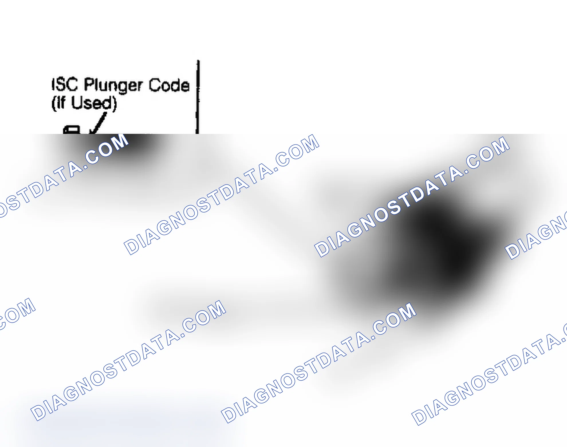 Scheme 12: Adjusting Idle Speed Control Unit After plunger adjustment, dimension "B" must not exceed specification.