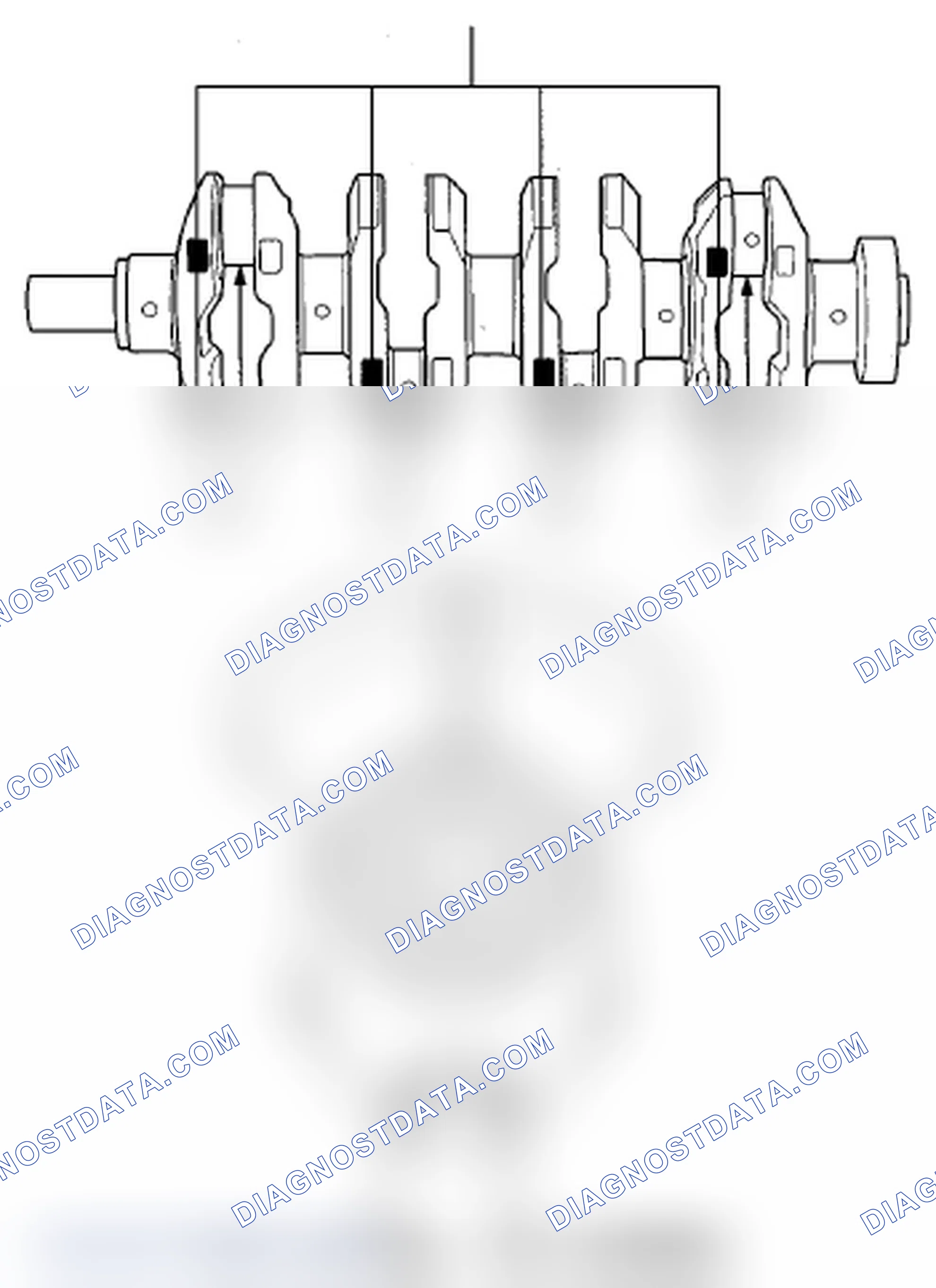 Scheme 350: Connecting Rod Journal Code Location
