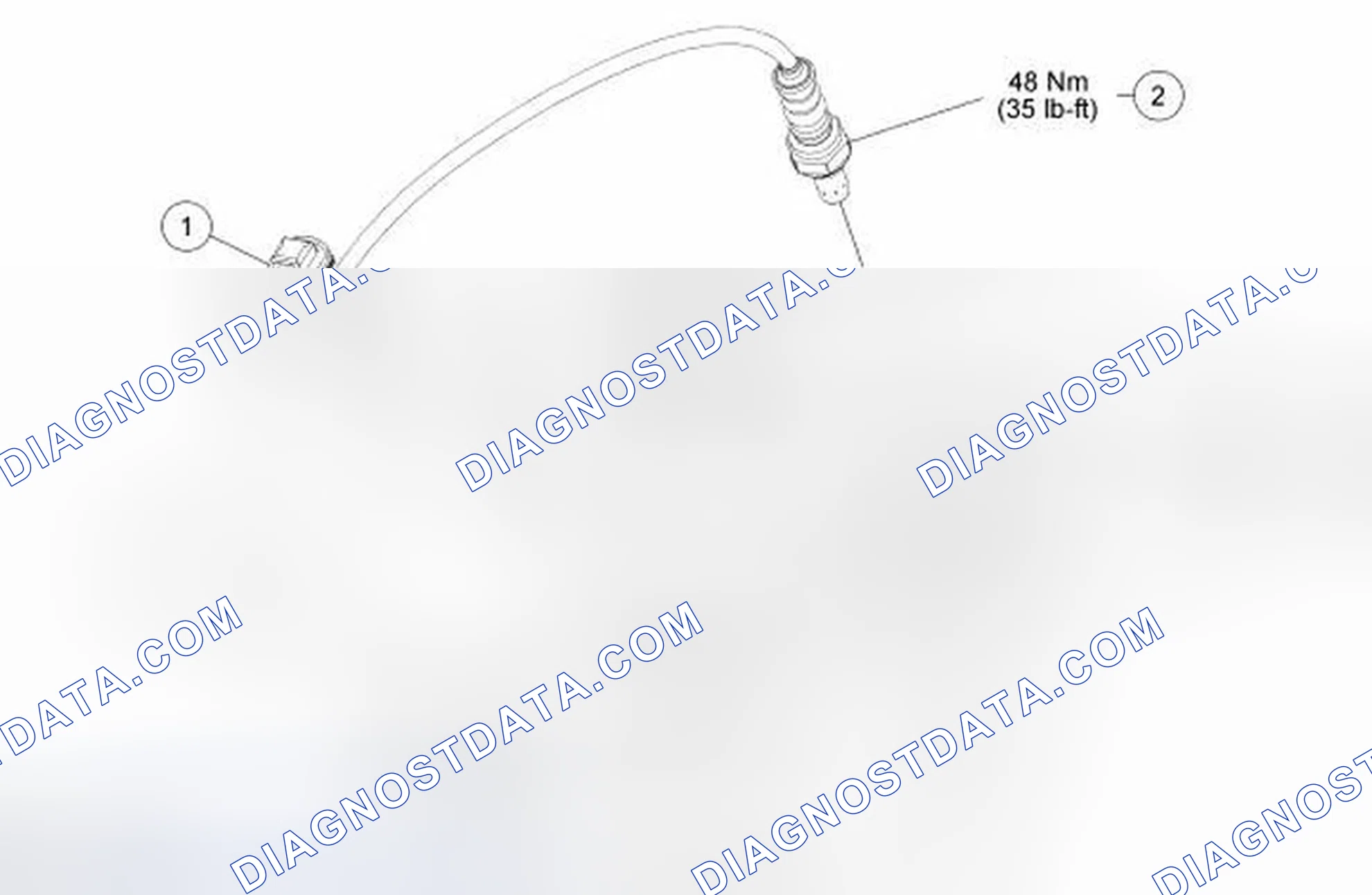 Scheme 5: Heated Oxygen Sensor (HO2S) and Catalyst Monitor Sensor - Exploded View