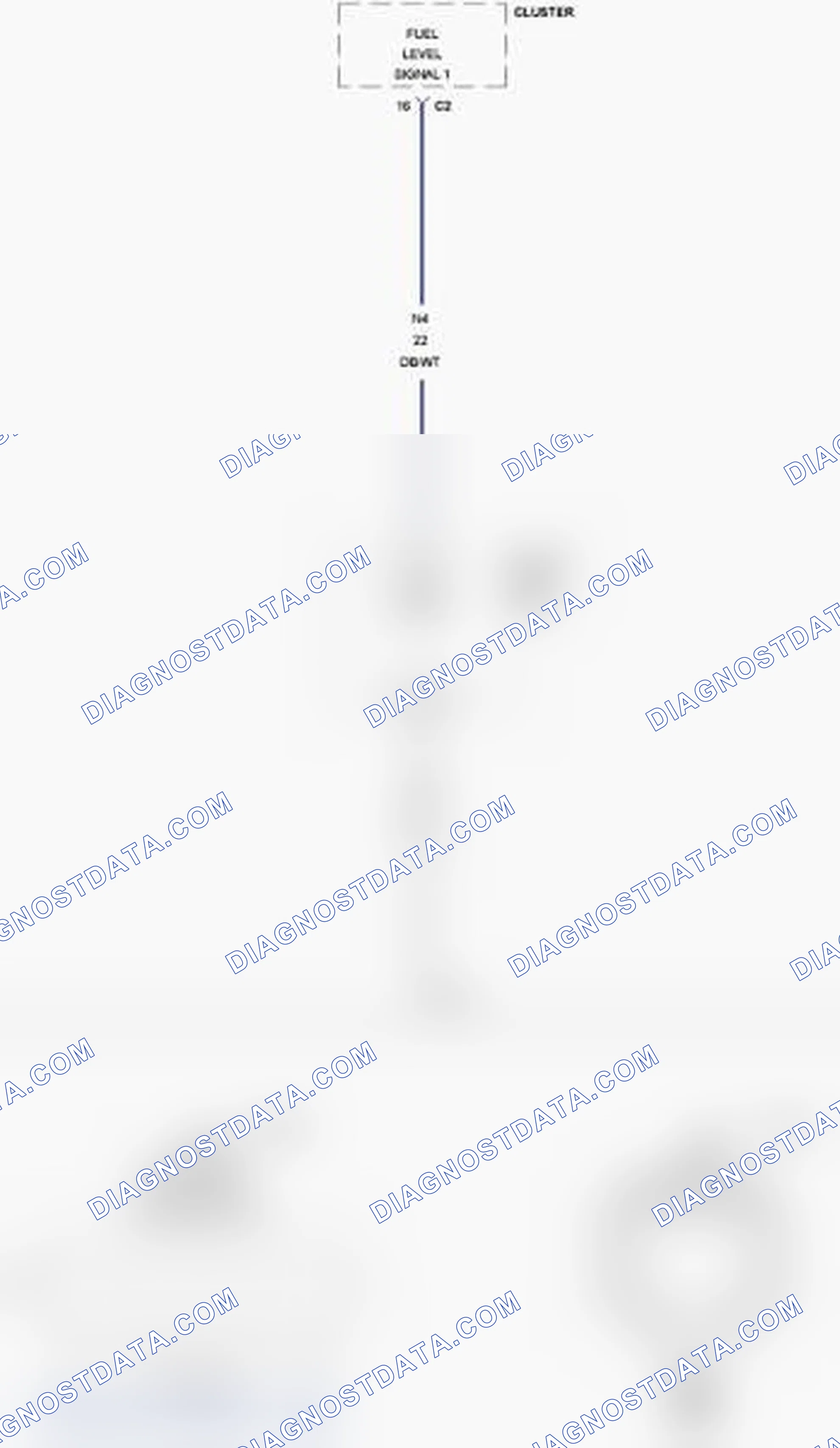 Scheme 33: P0462-FUEL LEVEL SENSOR 1 CIRCUIT LOW