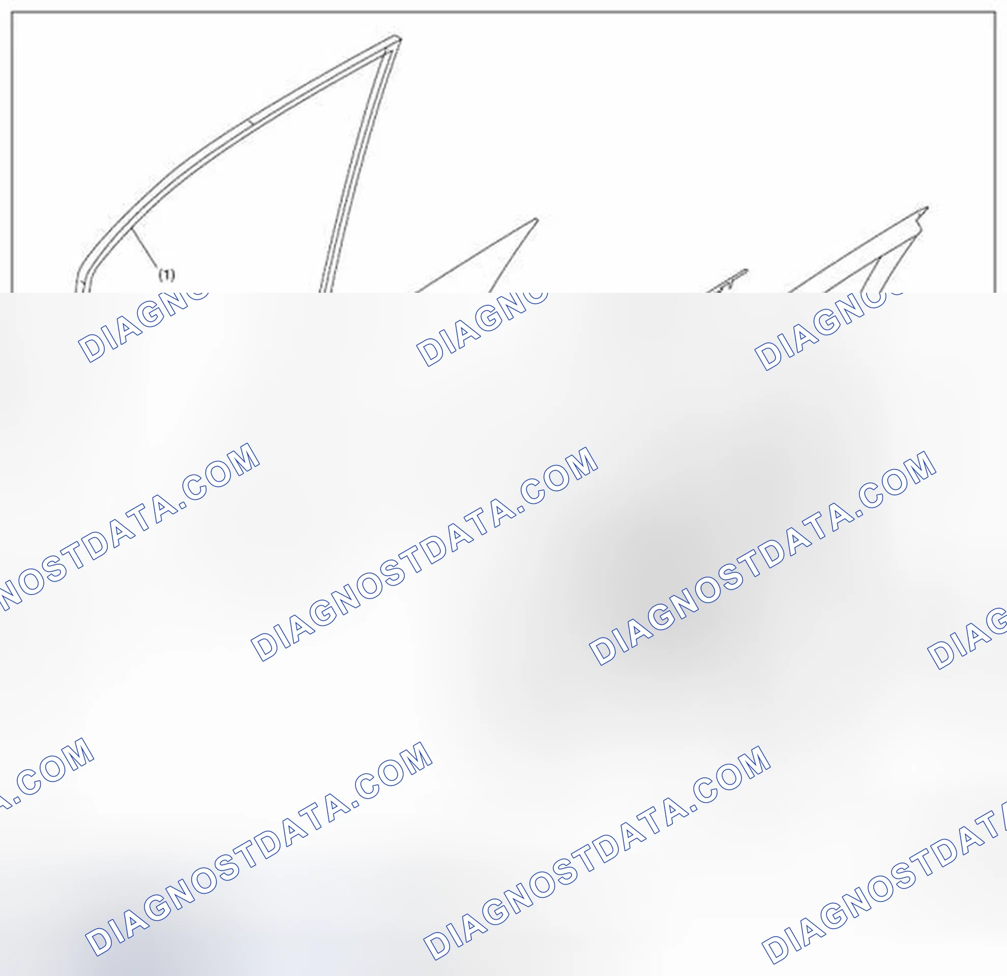Scheme 9: FRONT DOOR GLASS