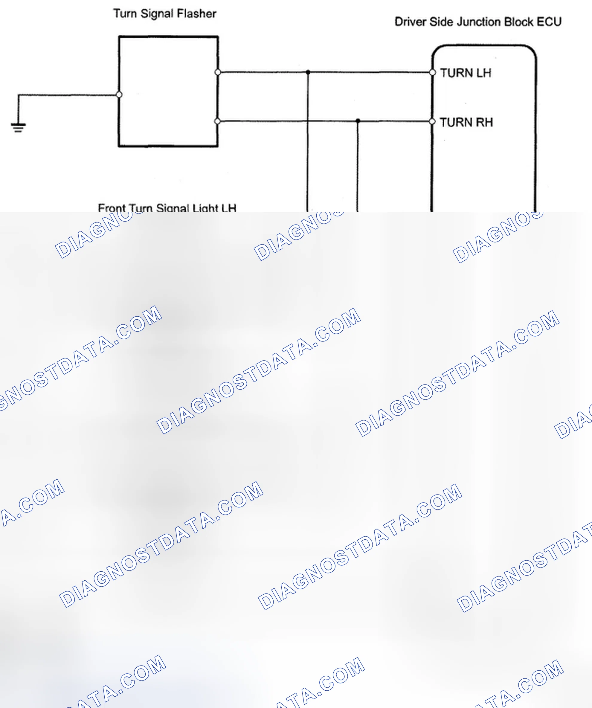 Scheme 40: Turn Signal Light - Wiring Diagram