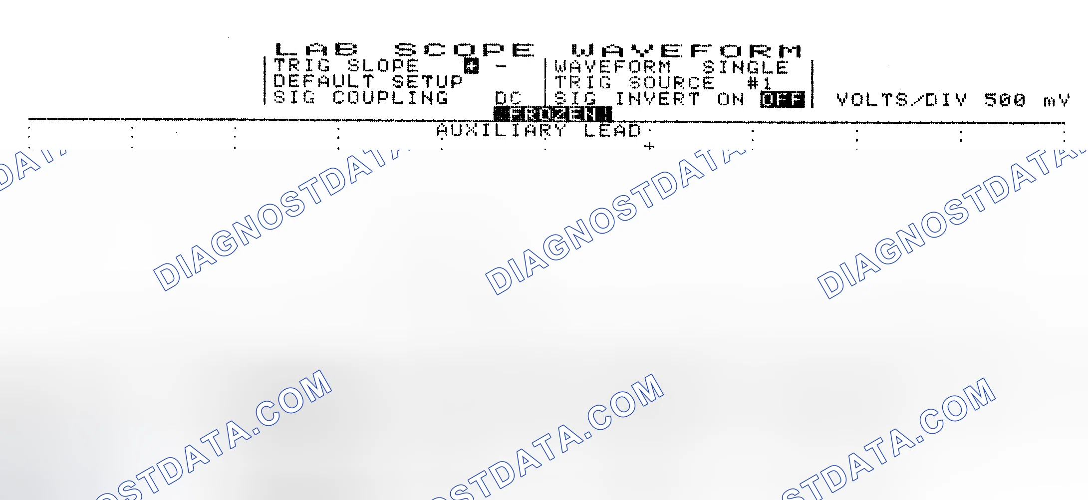 Scheme 10: Single Injector w/Excessive Current Flow - Current Pattern