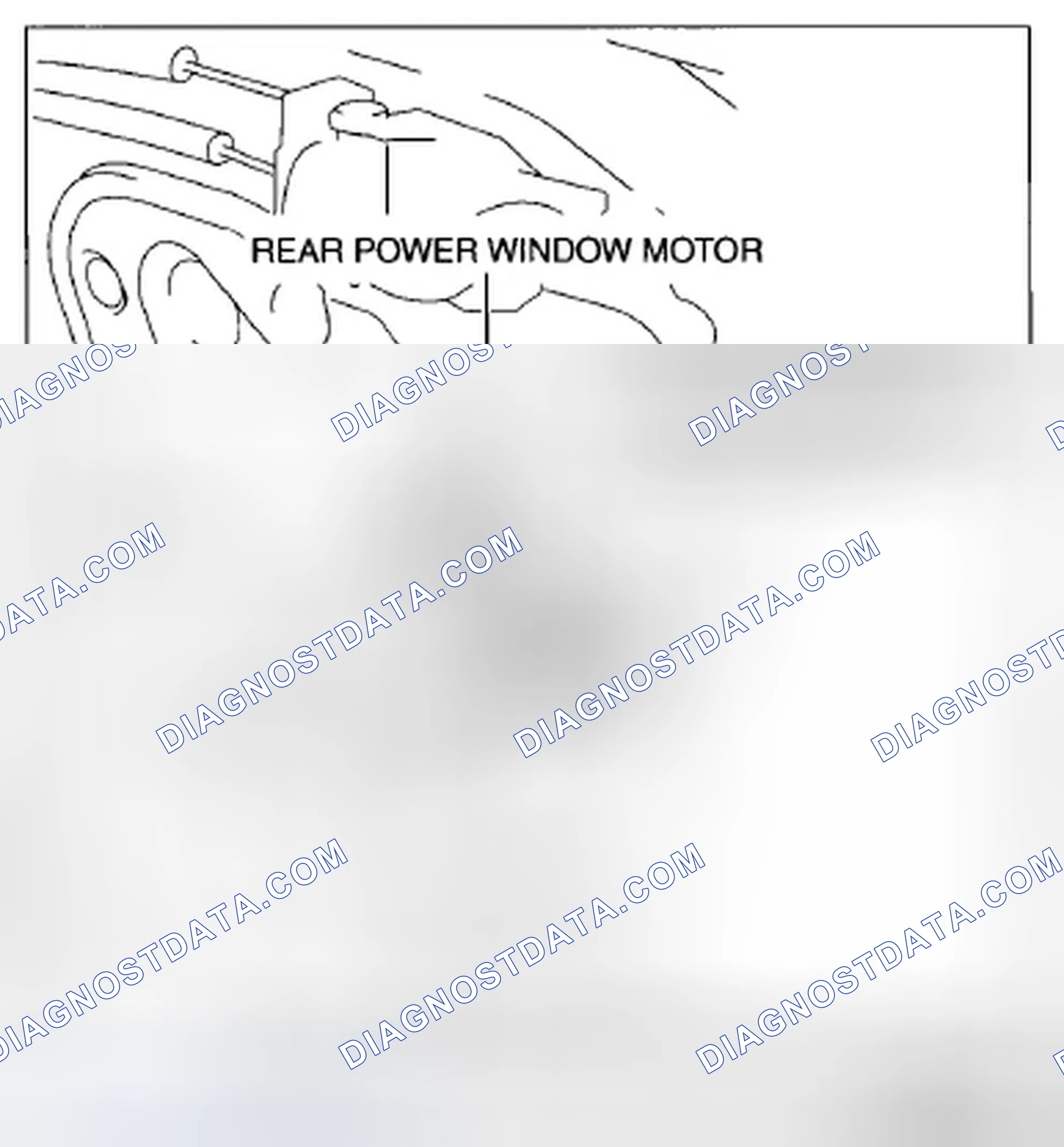 Scheme 92: Rear Power Window Motor