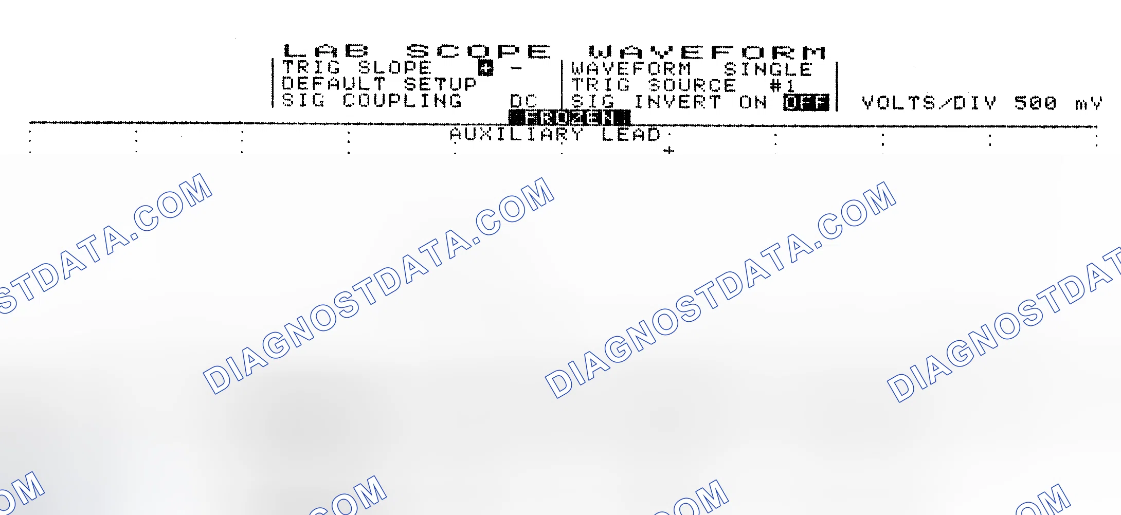 Scheme 10: Single Injector w/Excessive Current Flow - Current Pattern
