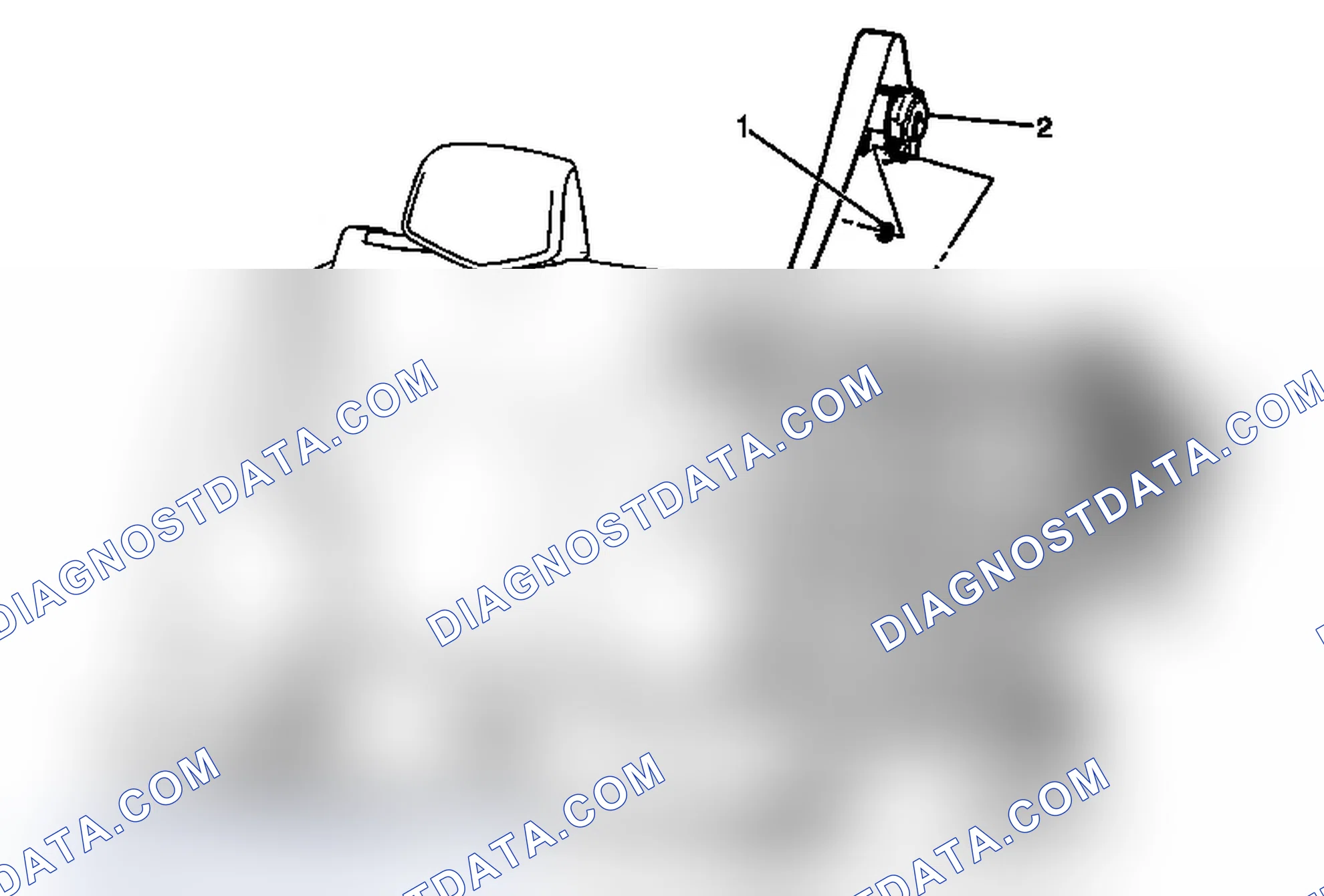 Scheme 10: Rear Seat Center Retractor Side Belt Replacement (Wagon)