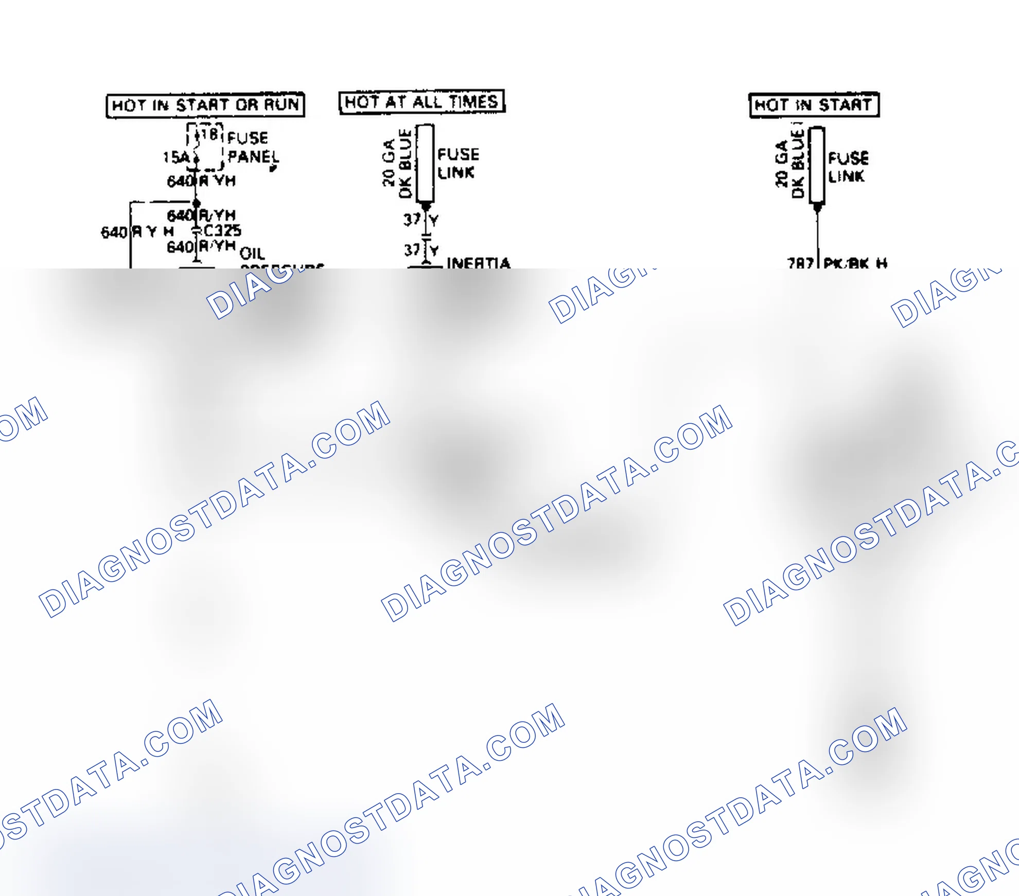 Scheme 41: Wiring Diagram For Ford 7.5L With Single Tank