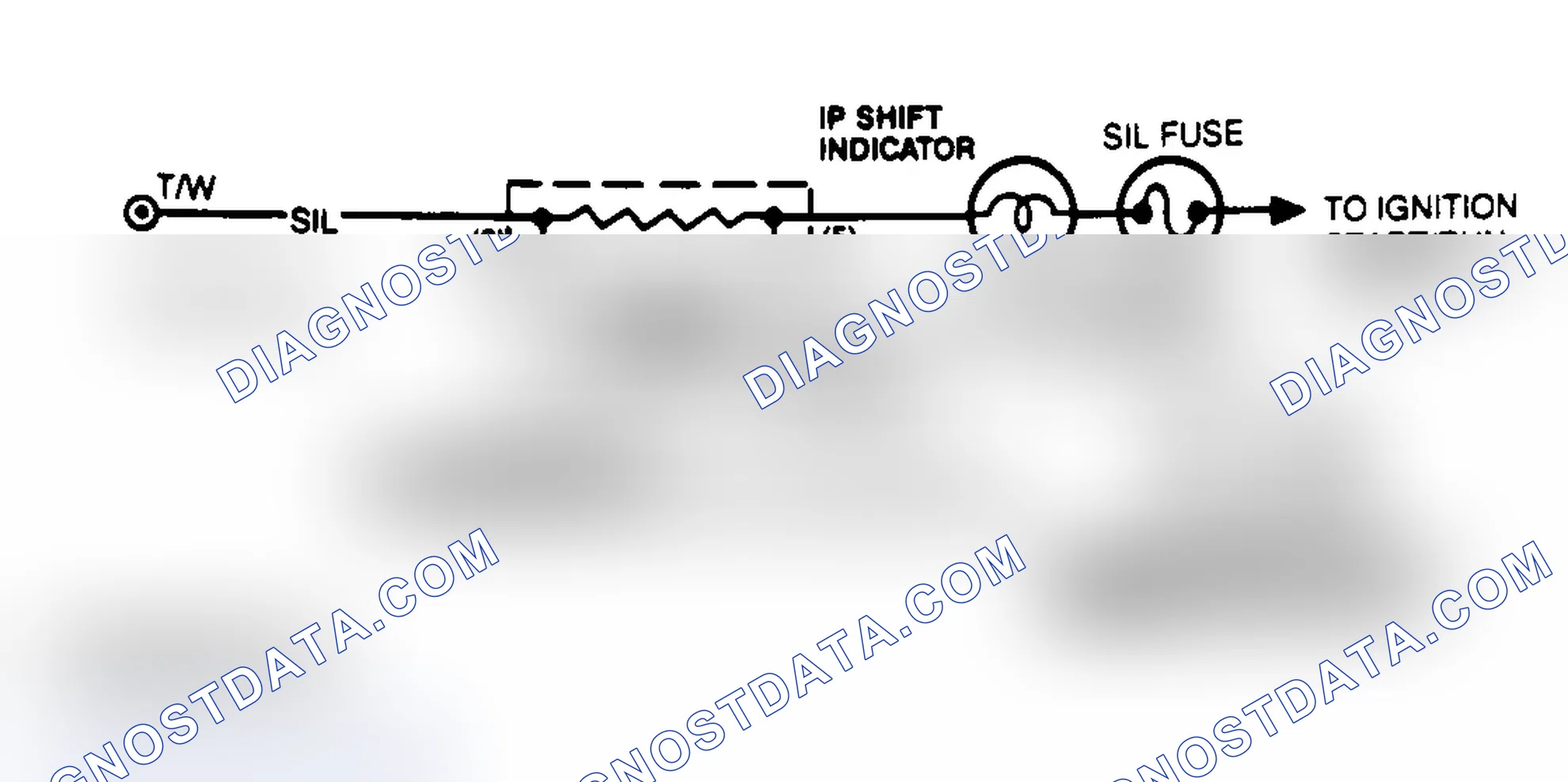 Scheme 73: Shift Indicator Light (SIL) Circuits (2.3L HSC)