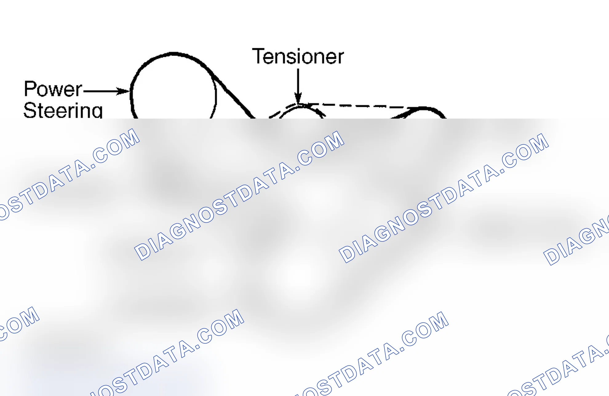 Scheme 3: Serpentine Belt Routing (1.9L Saturn SOHC)