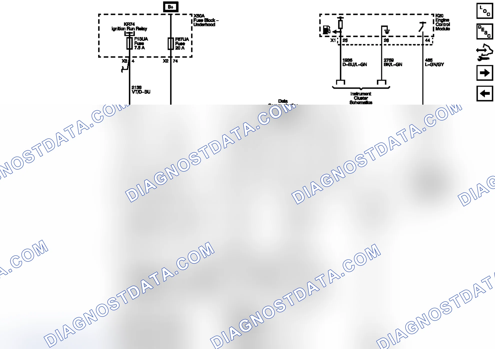 Scheme 73: Engine Controls Wiring Schematics