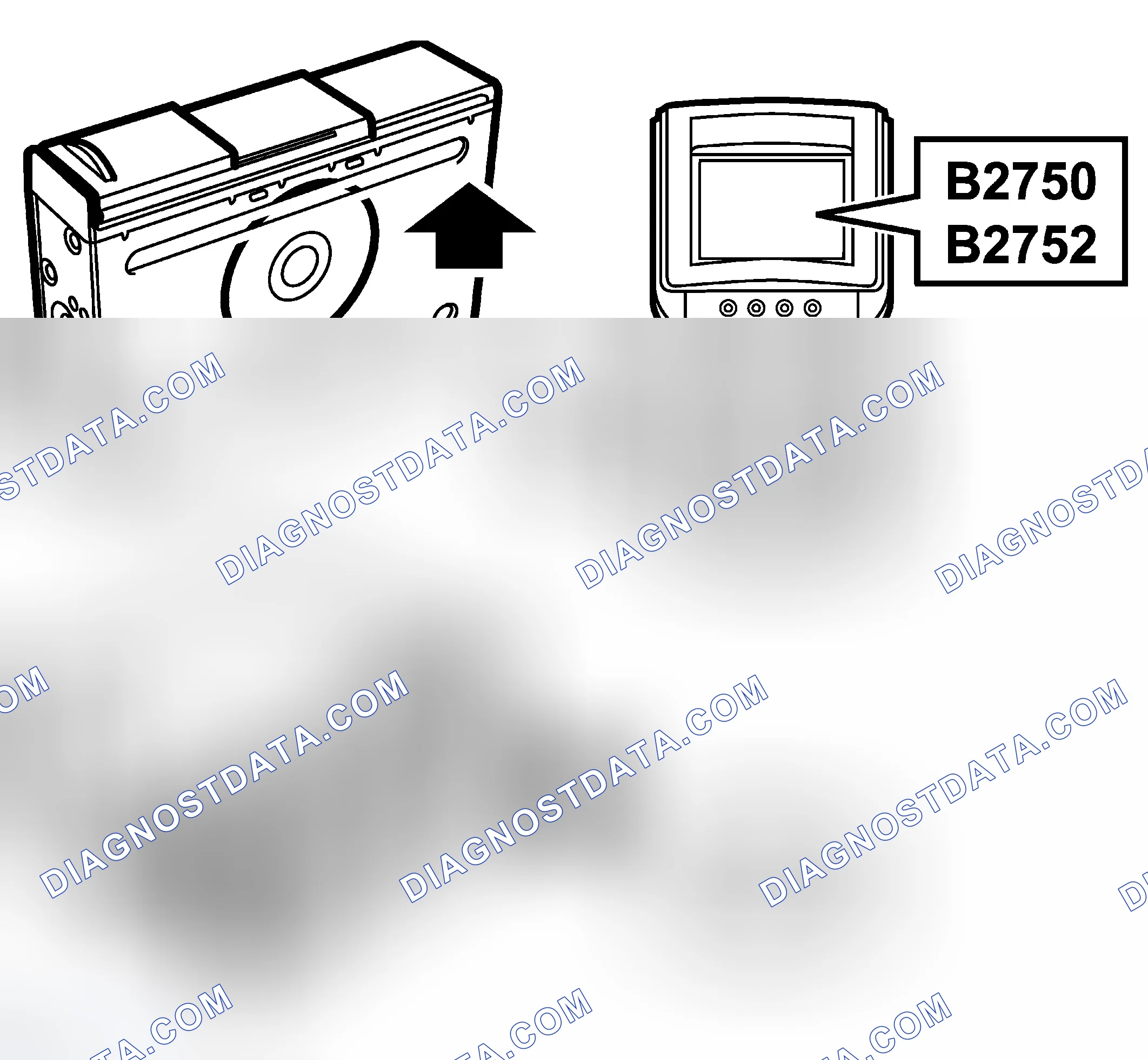 Scheme 5: DTC B2750, B2752: CD-Player Mechanical Fault