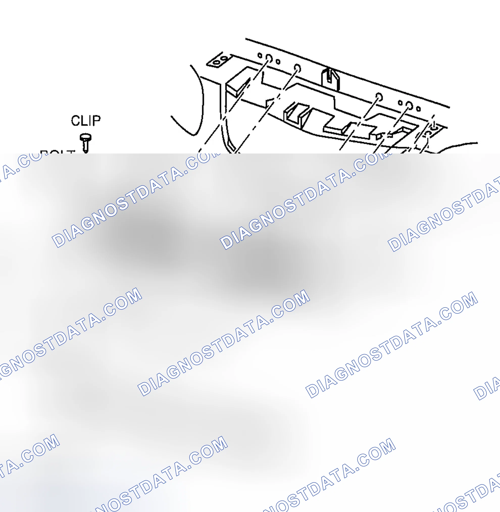 Scheme 1: RADIATOR GRILLE REMOVAL/INSTALLATION