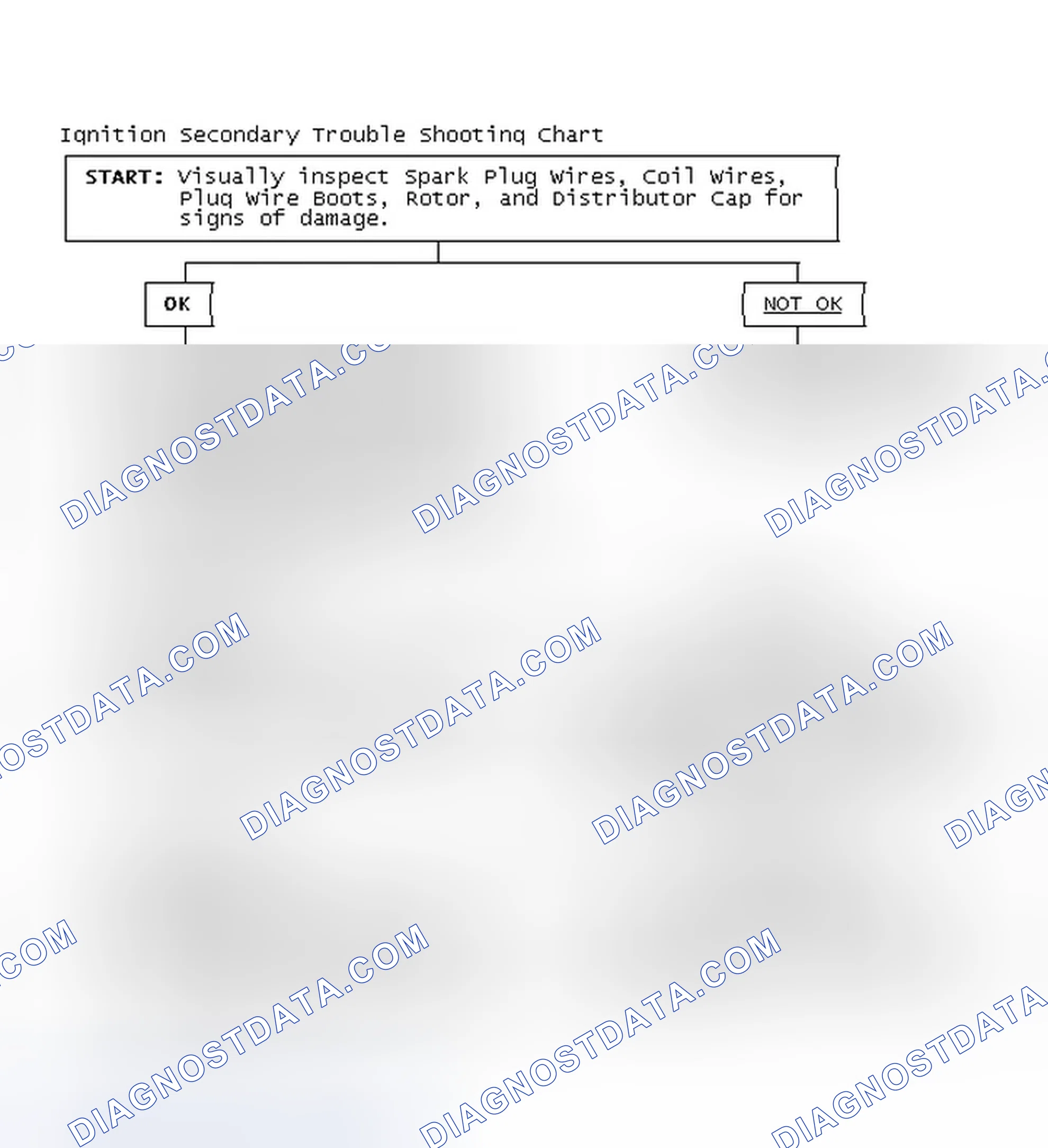 Scheme 1: Ignition Secondary Trouble Shooting Chart