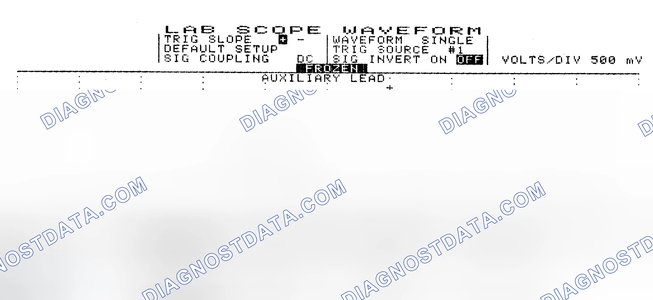 Scheme 10: Single Injector w/Excessive Current Flow - Current Pattern
