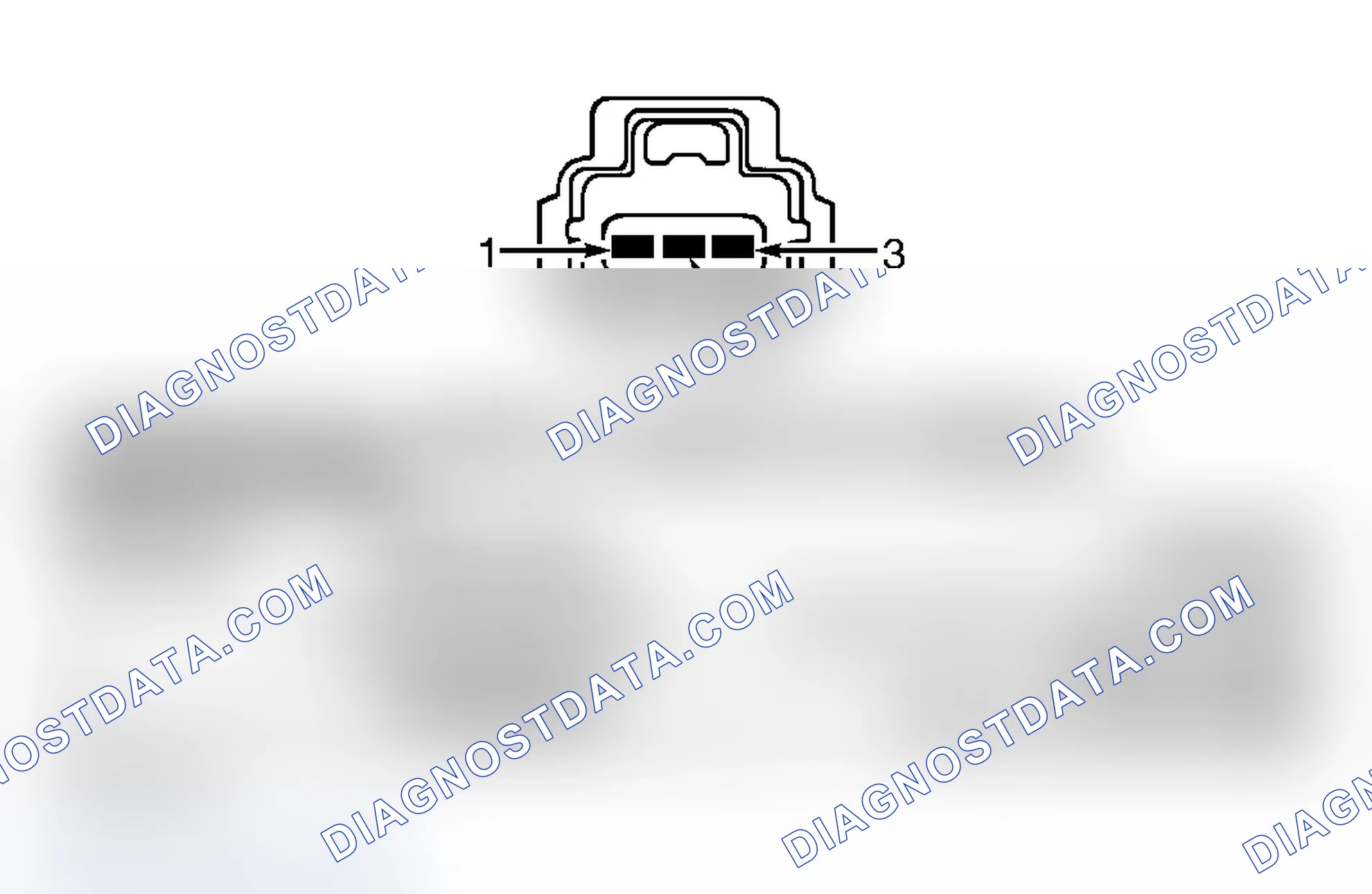 Scheme 805: PARK/NEUTRAL SWITCH CONNECTOR END VIEW