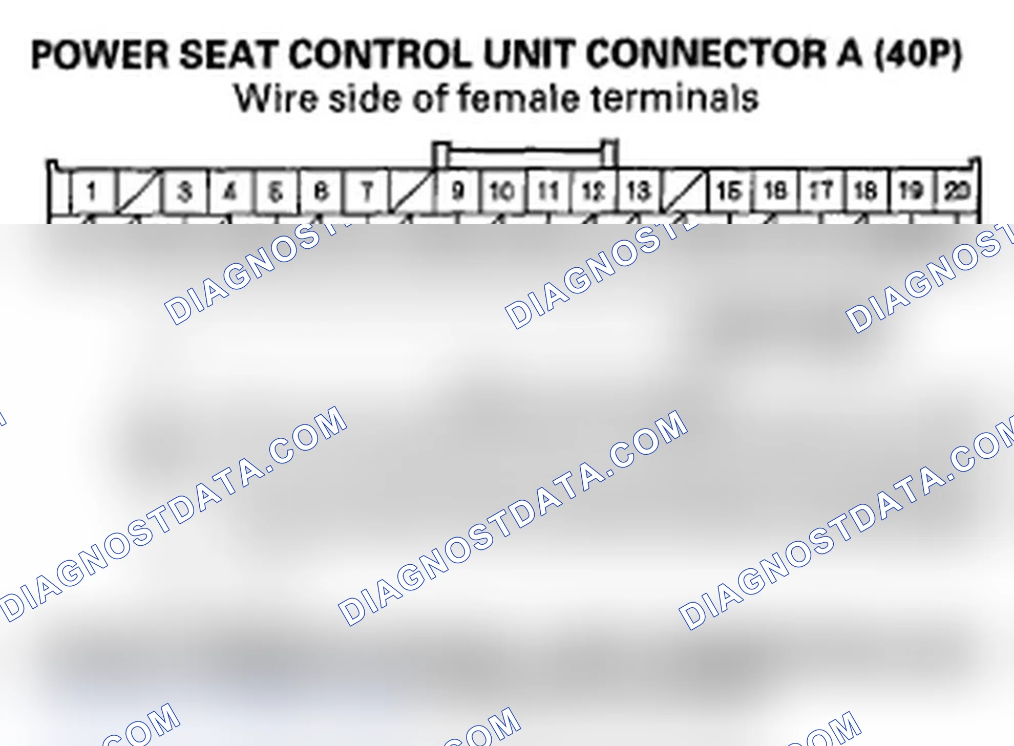 Scheme 47: DTC B1843: Power Seat Control Unit Lost Communication with Power Mirror Control Unit (UART line)