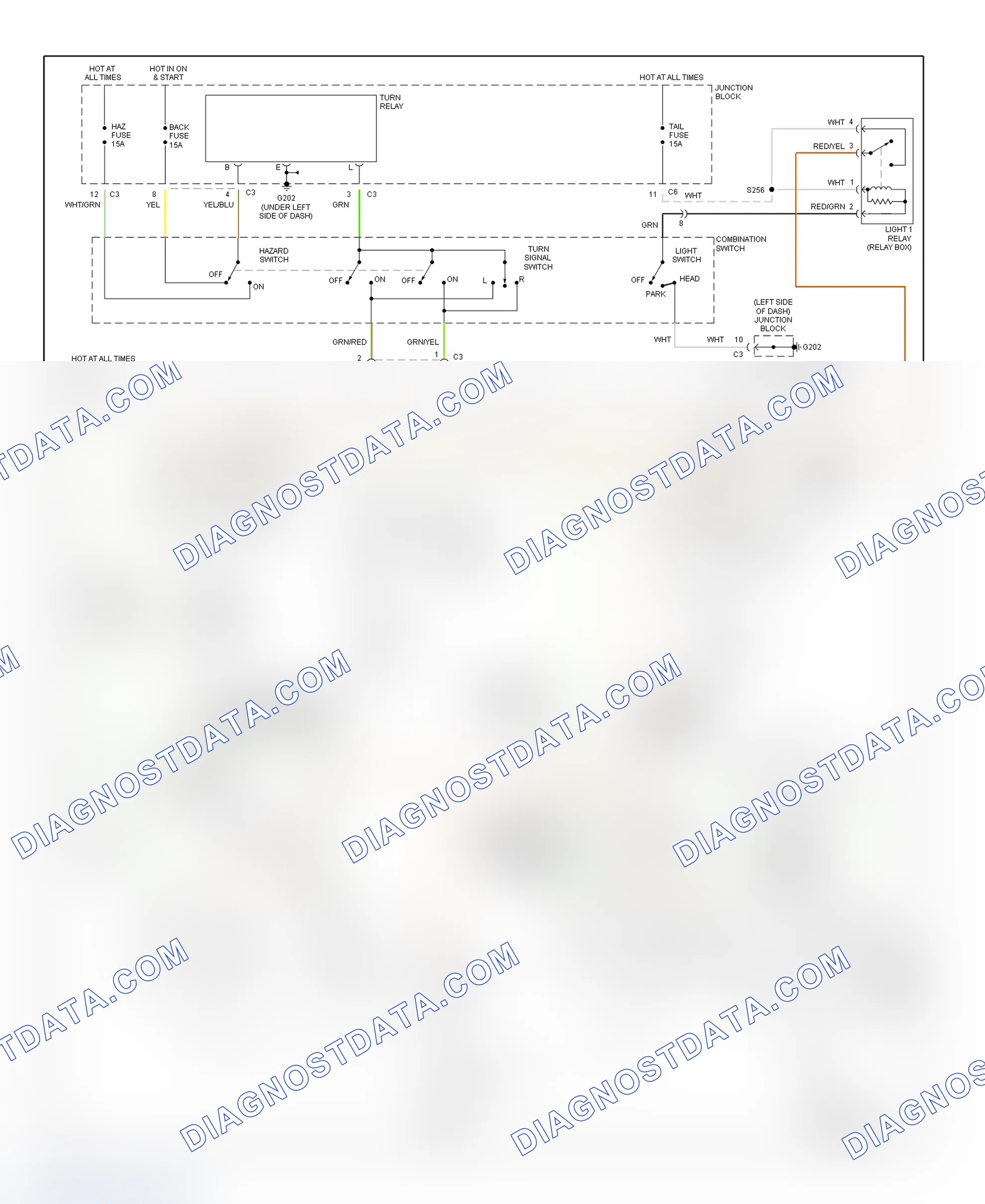 Scheme 31: Exterior Lights Wiring Diagram (Metro & Firefly (Canadian))
