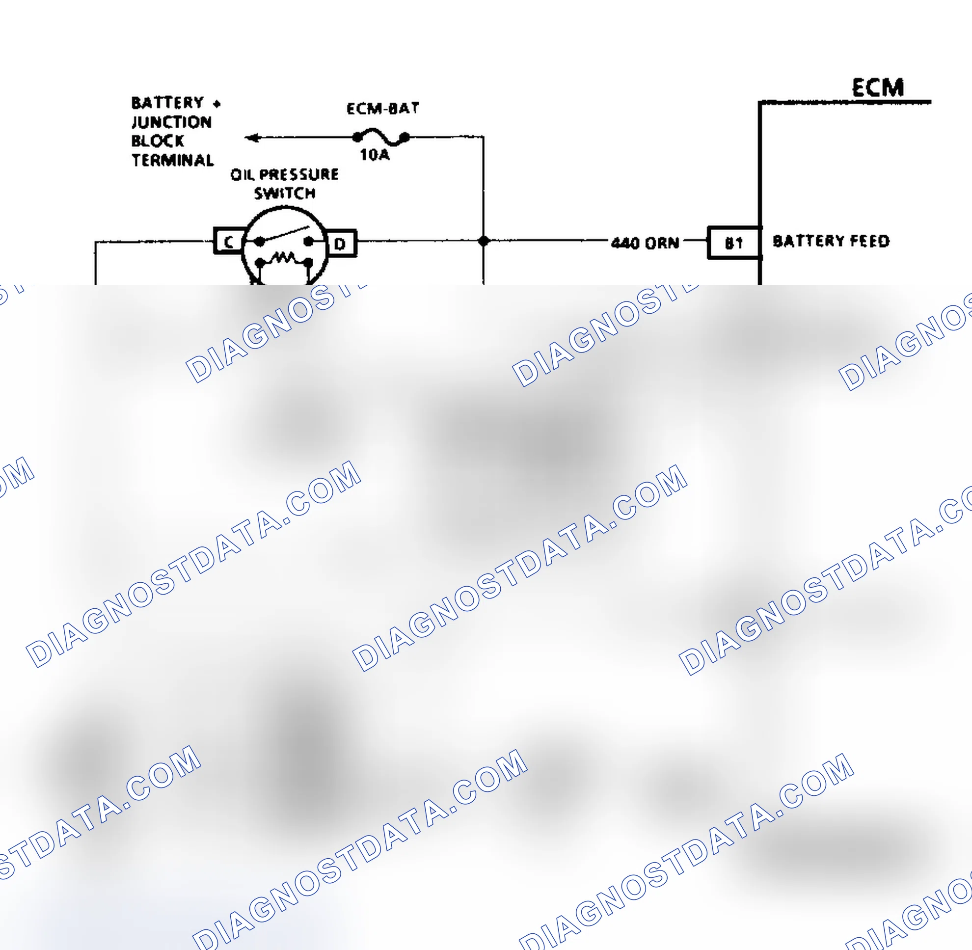 Scheme 95: Code 54 Schematic ("P" Series M/T) Fuel Pump Circuit