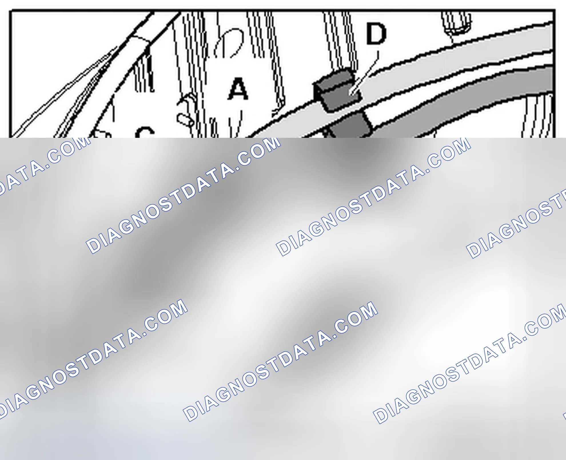Scheme 129: PASS-THROUGH FOR COOLANT HOSES AND REFRIGERANT LINES TO REAR WHEEL HOUSING