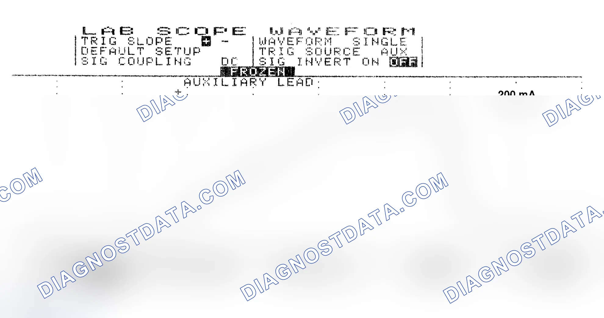 Scheme 13: Single Injector w/Normal Current Flow - Current Pattern