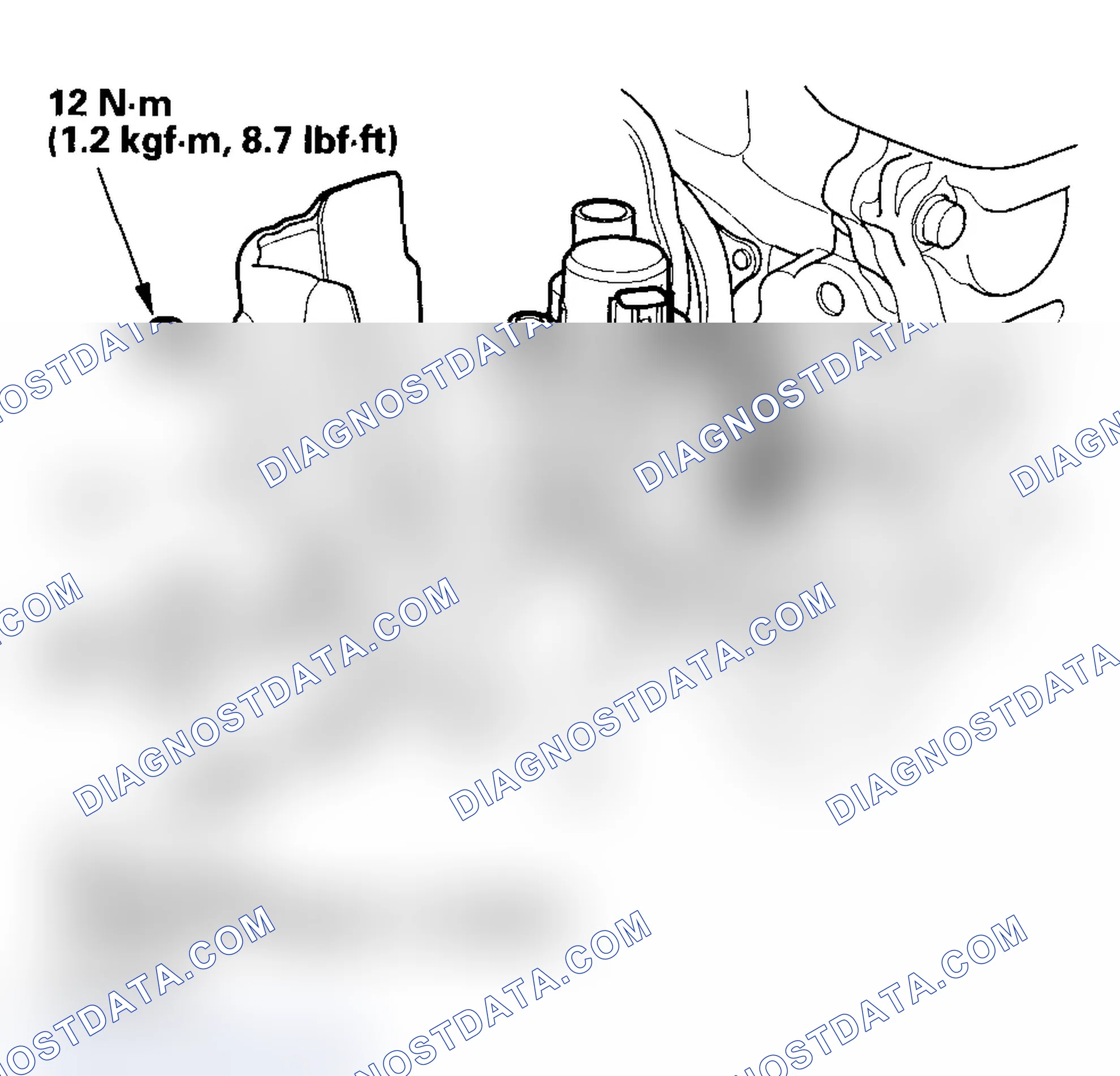 Scheme 374: Rocker Arm Oil Control Solenoid (VTEC Solenoid Valve) Assembly Removal/Installation