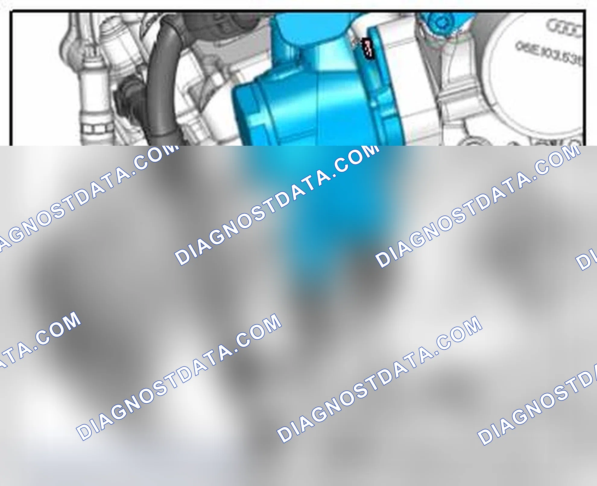 Scheme 192: COMPONENT LOCATION ON THE HIGH PRESSURE PUMP