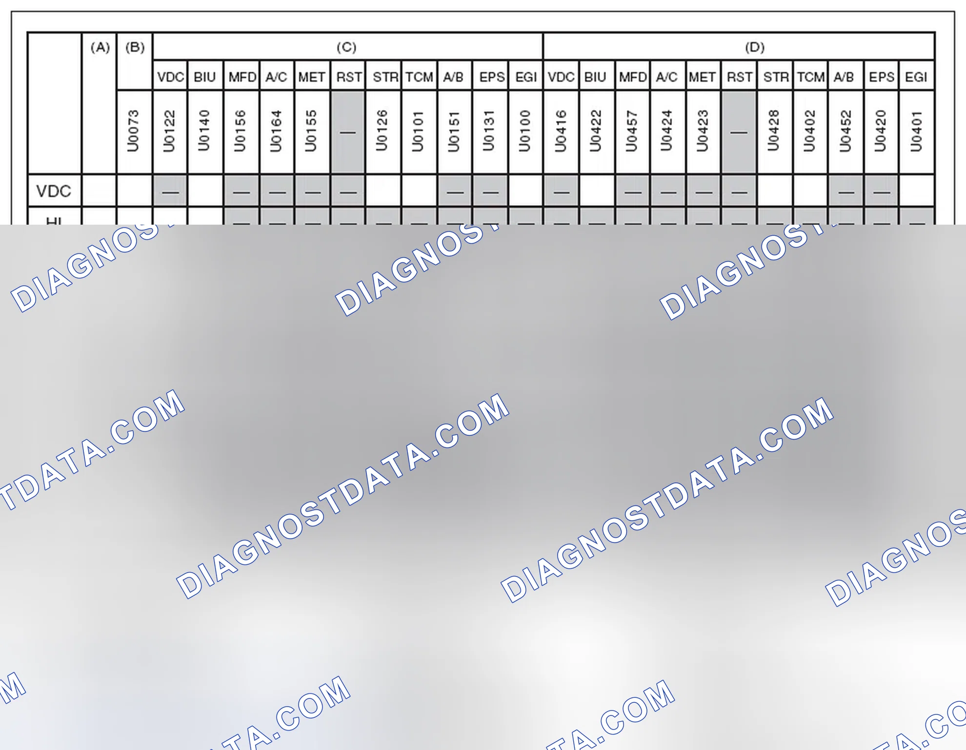 Scheme 37: DTC check sheet