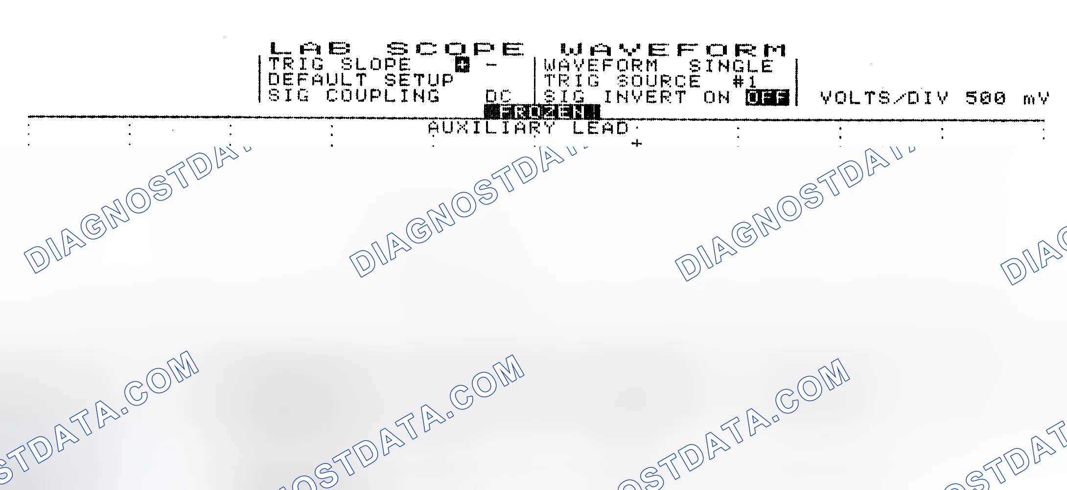 Scheme 10: Single Injector w/Excessive Current Flow - Current Pattern