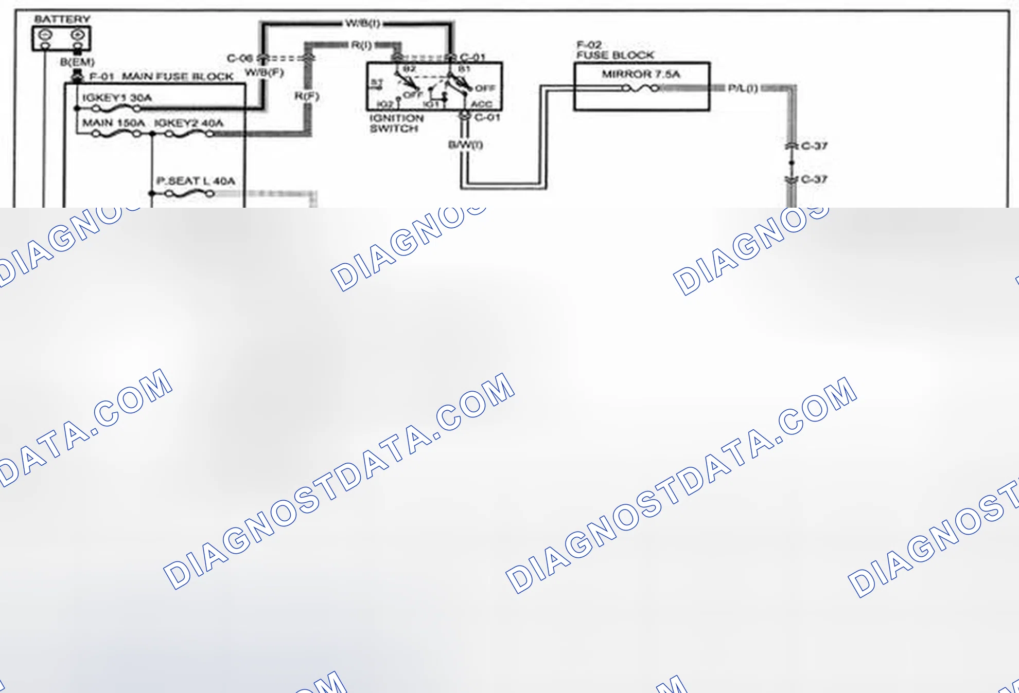 Scheme 186: Memory Power Seat Wiring Diagram - 0913-2a (1 Of 2)