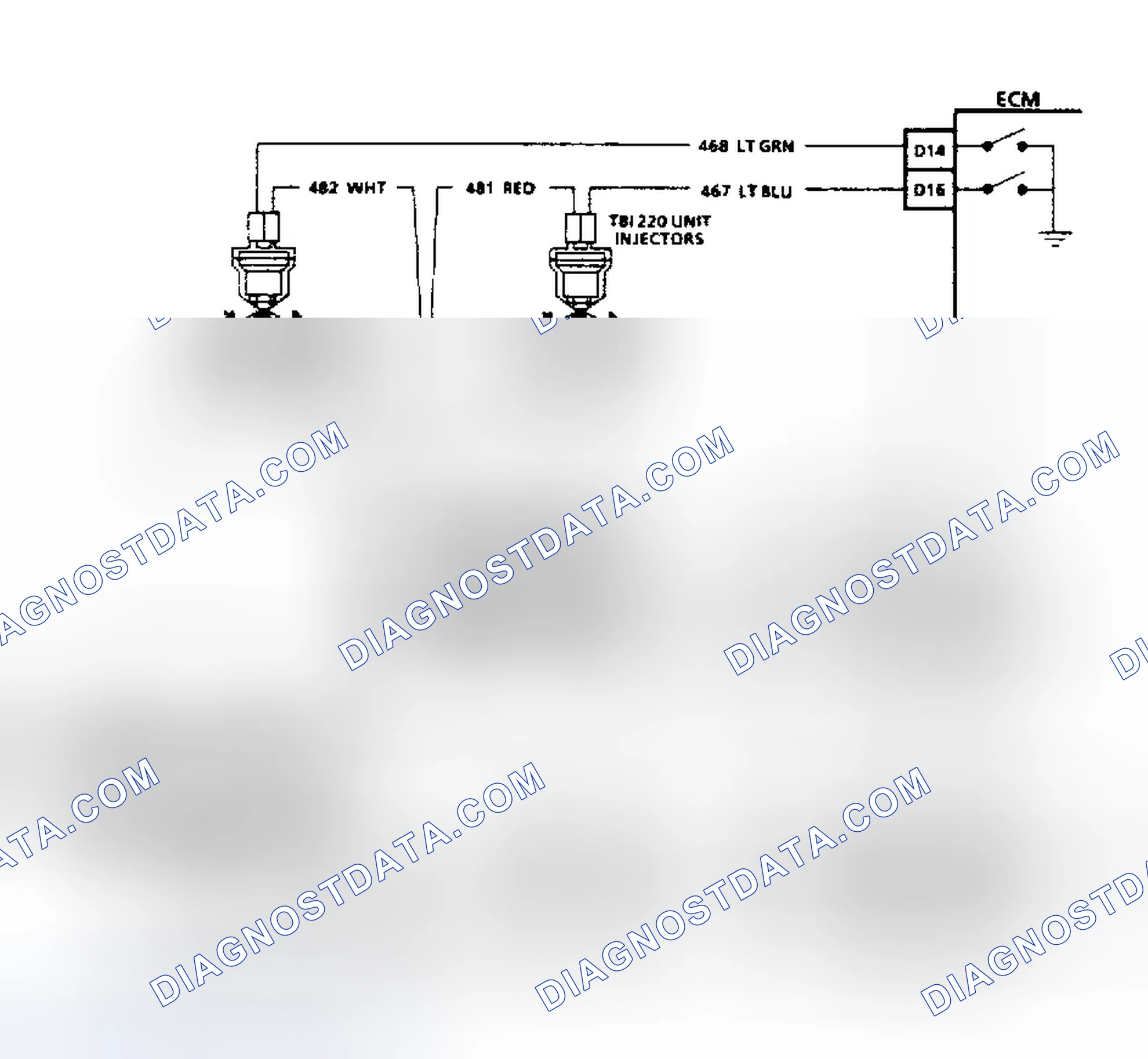 Scheme 9: HEI Ignition & Injector Circuits (2.8L, 4.3L TBI, 5.0L, 5.7L & 7.4L Without 4L80-E Transmission)