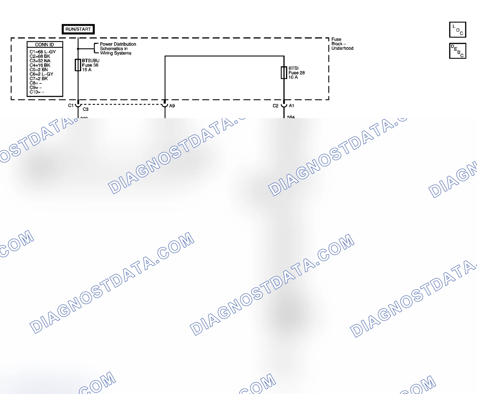 Scheme 270: Automatic Transmission Shift Lock Control Schematics