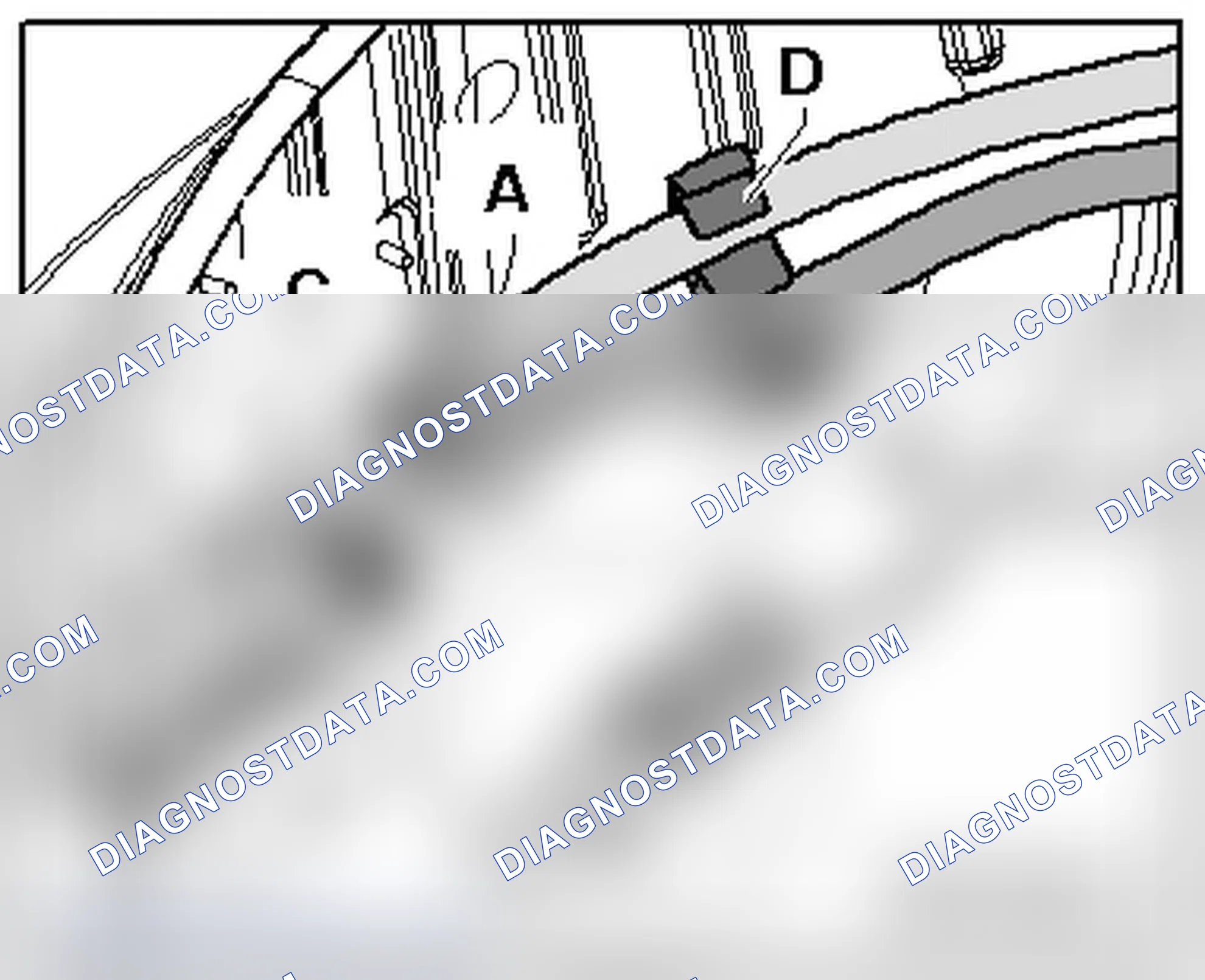 Scheme 128: PASS-THROUGH FOR COOLANT HOSES AND REFRIGERANT LINES TO REAR WHEEL HOUSING