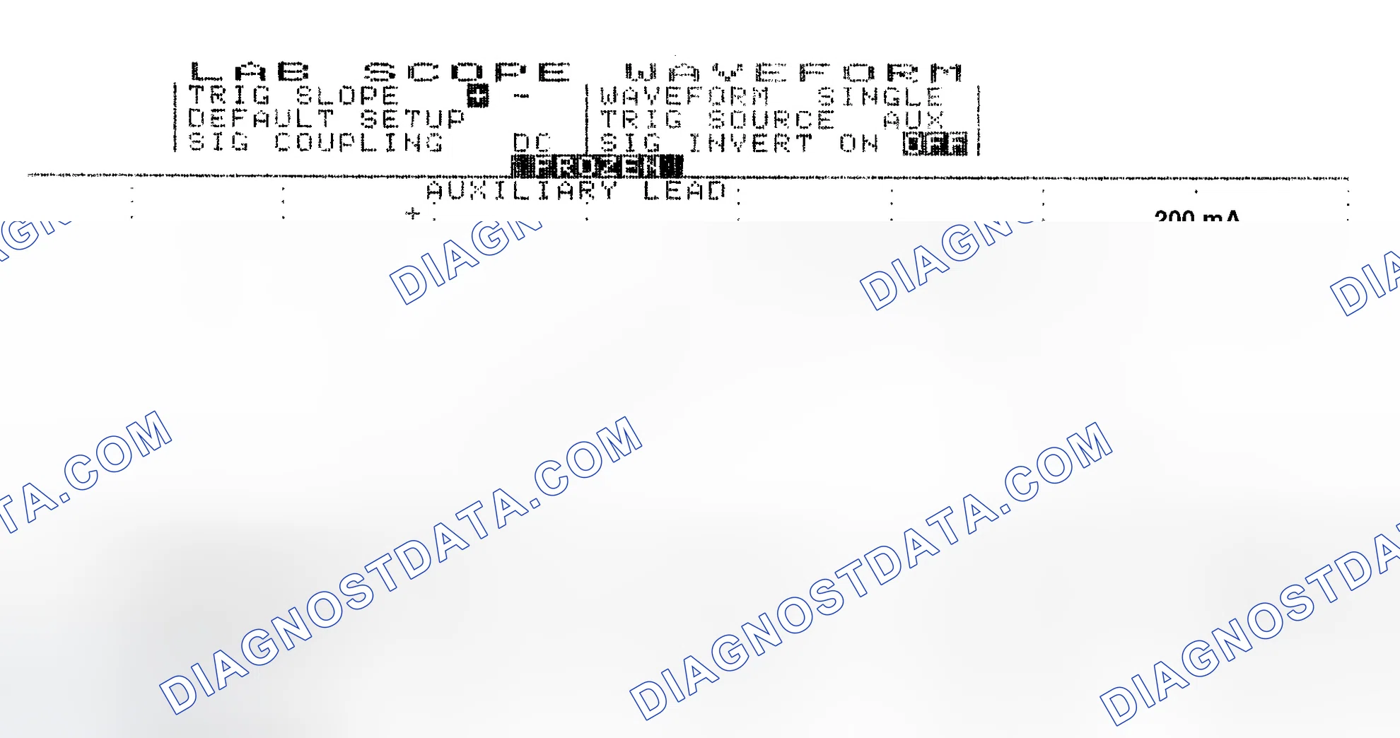 Scheme 13: Single Injector w/Normal Current Flow - Current Pattern