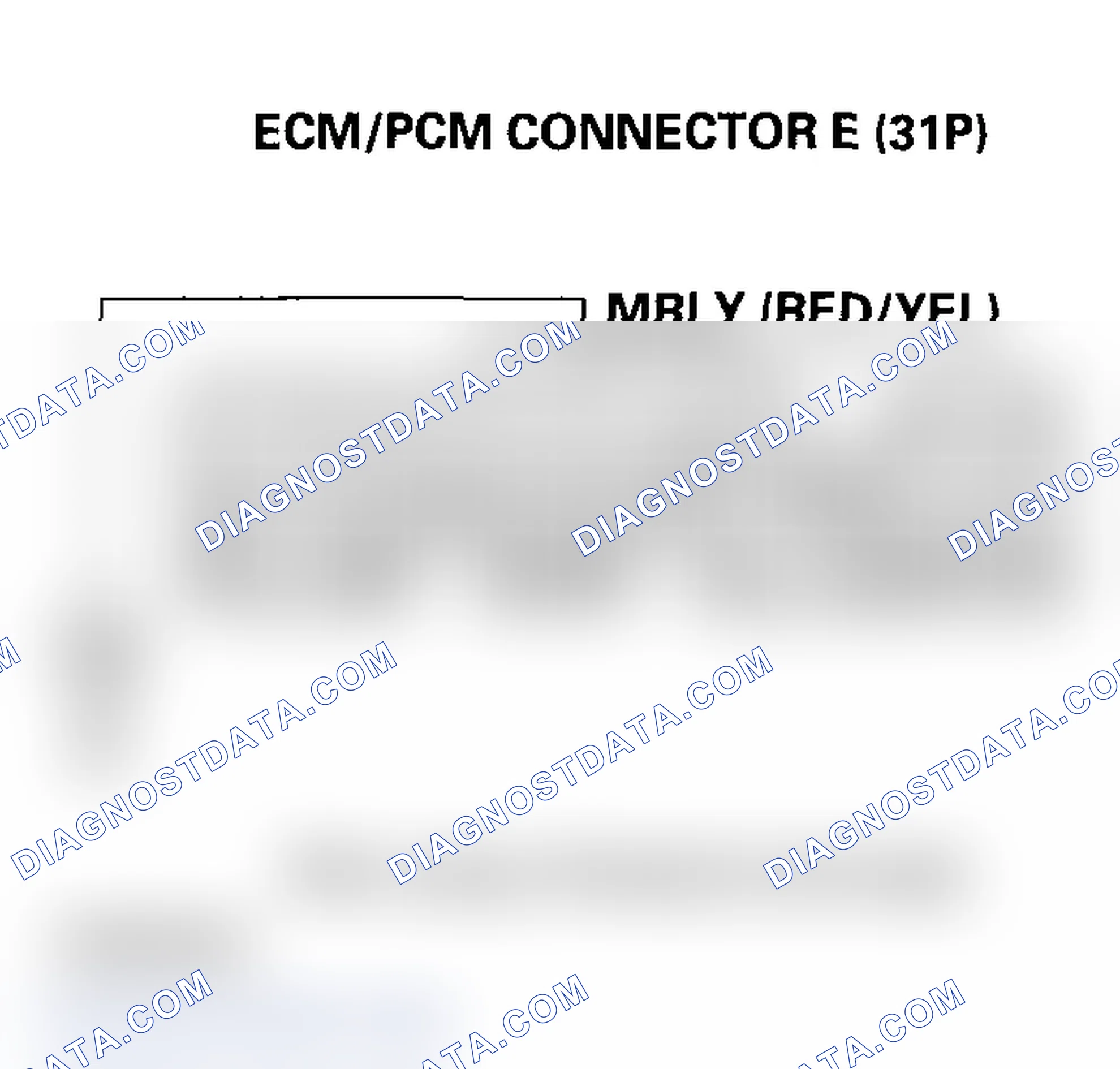 Scheme 151: DTC P0563: ECM/PCM Power Source Circuit Unexpected Voltage (2006 Model)