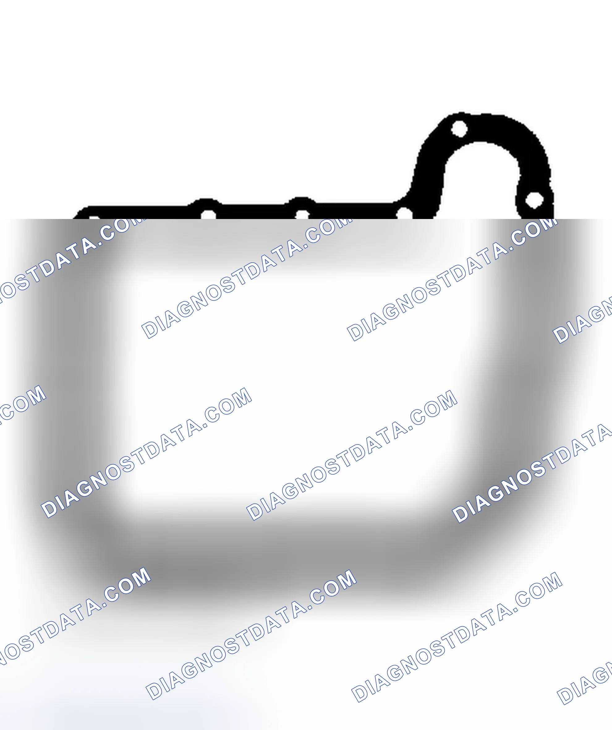 Scheme 8: Identifying Oil Pan Gasket (CD4E)