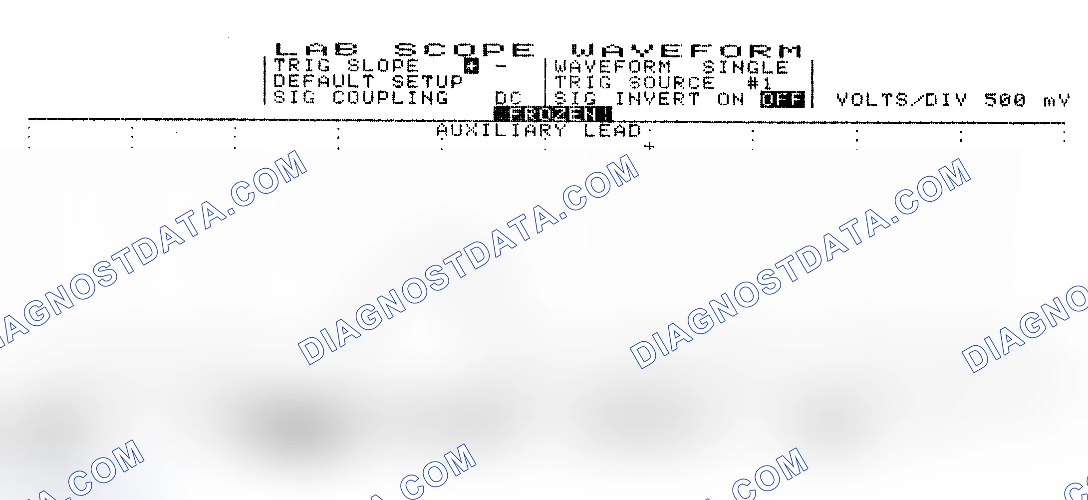 Scheme 10: Single Injector w/Excessive Current Flow - Current Pattern