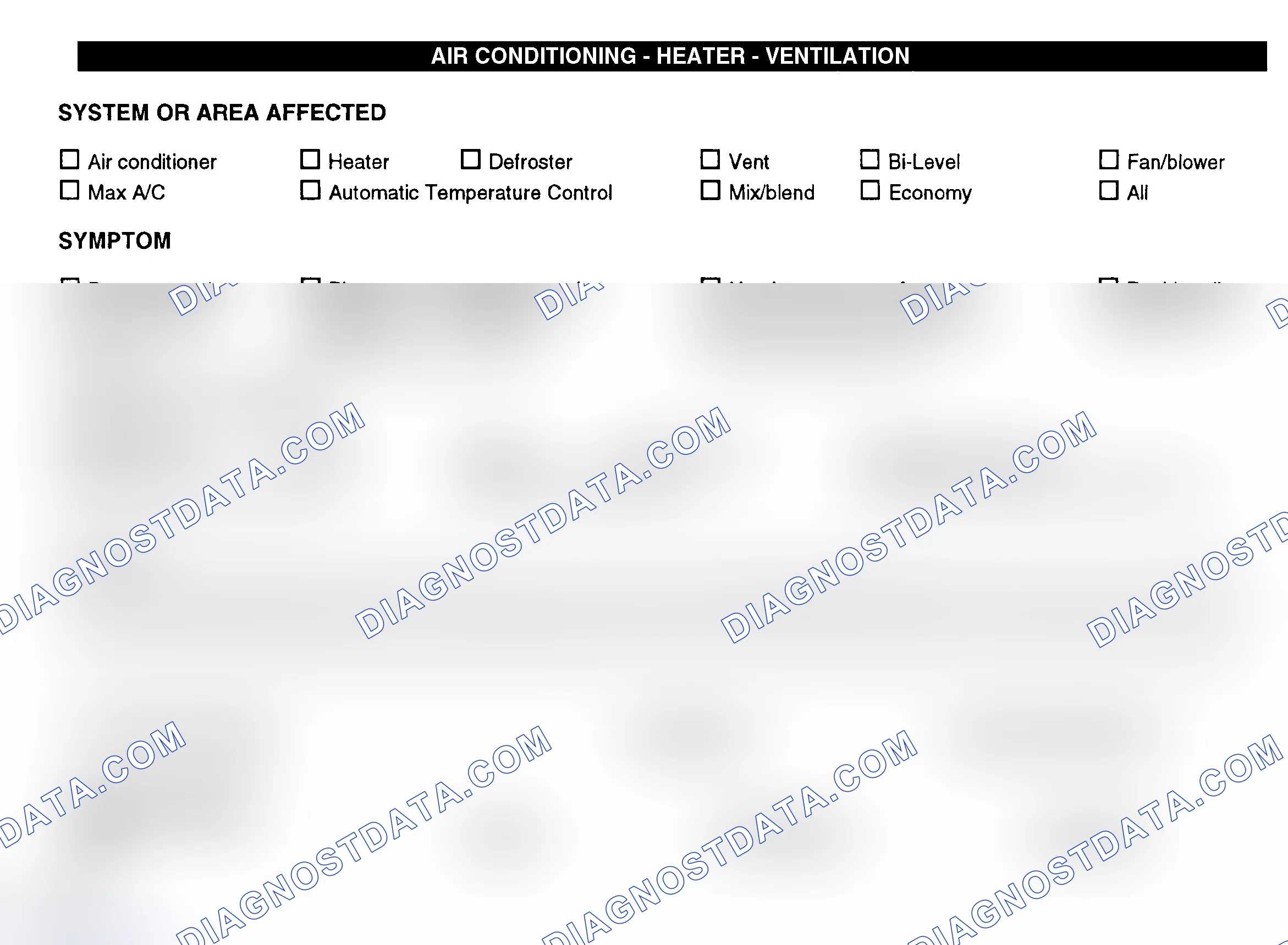 Scheme 8: Air Conditioning, Heater & Ventilation