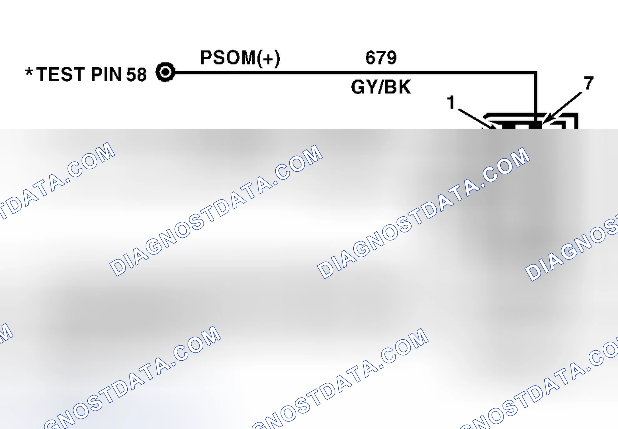 Scheme 286: Programmable Speedometer/Odometer Module Circuit/Connector Terminals