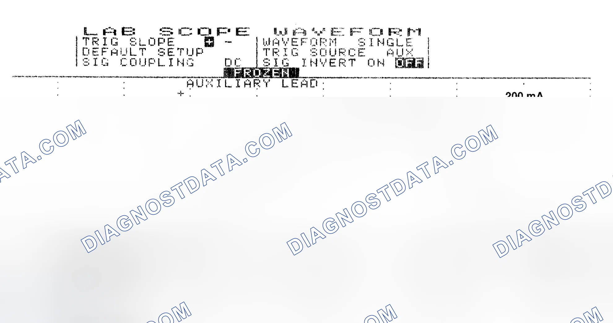 Scheme 13: Single Injector w/Normal Current Flow - Current Pattern