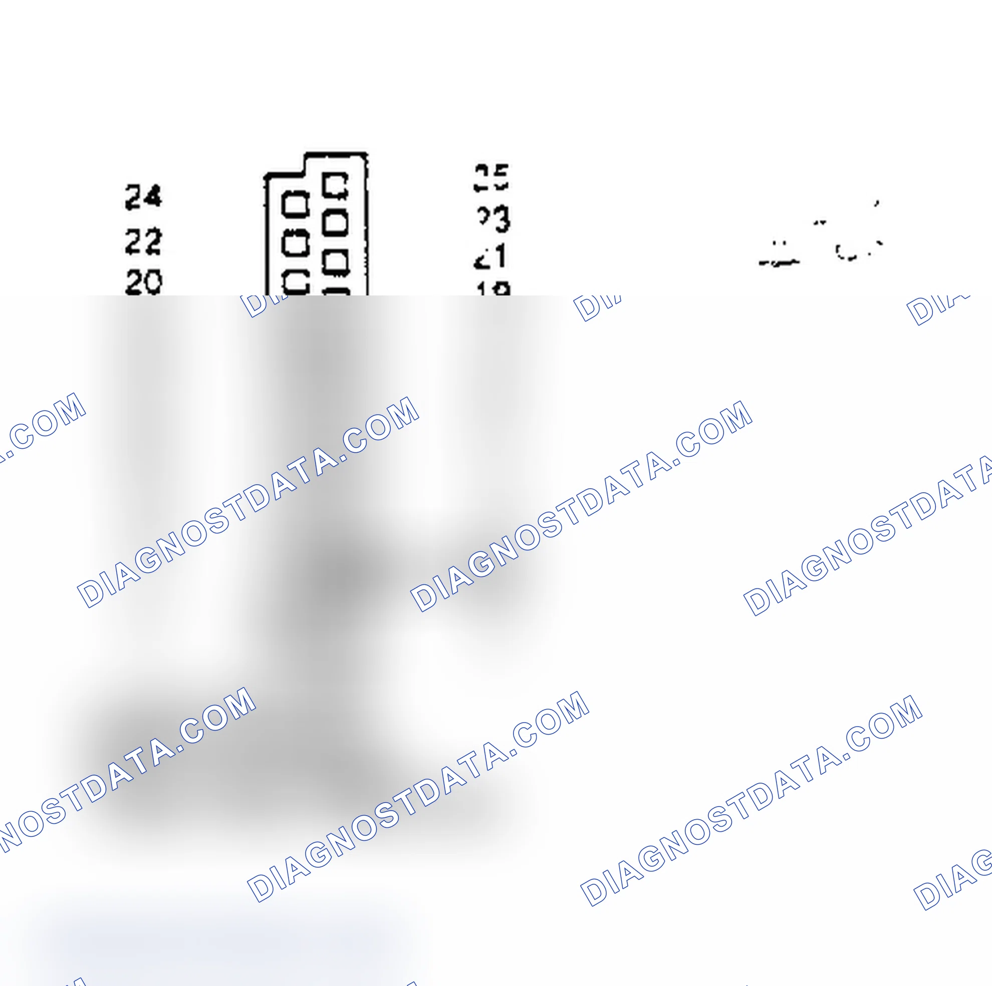 Scheme 144: Logic Module Blue Connector View From Wire End